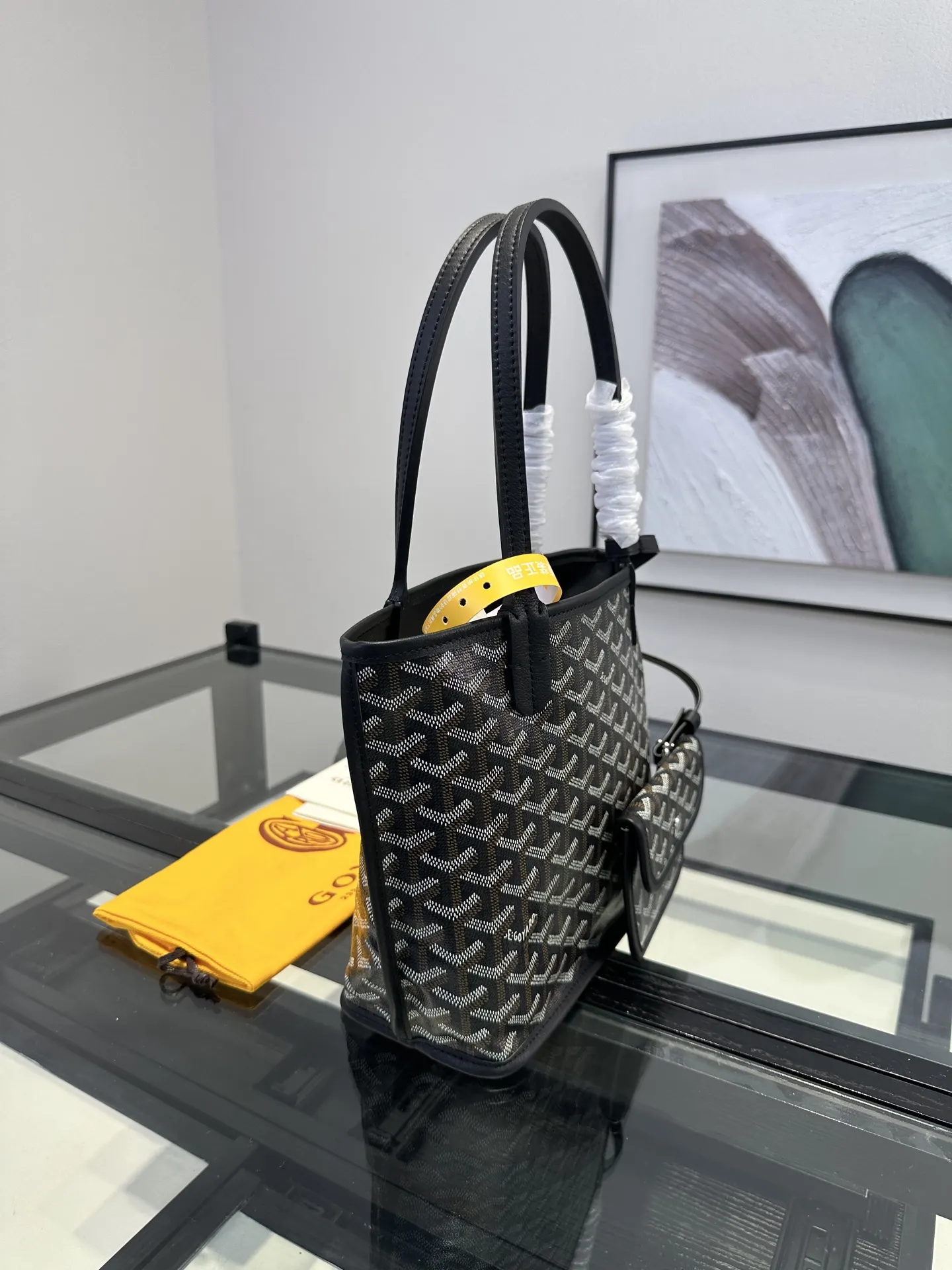Goyard 黑色 小牛皮 托特包 大容量托特款
