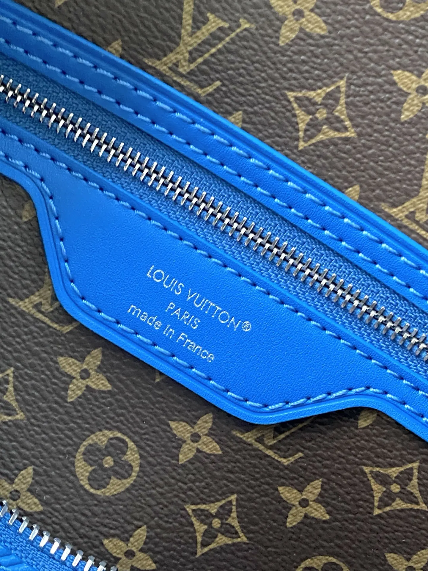 LV Speedy 藍色 皮革 收納包 旅行收納款