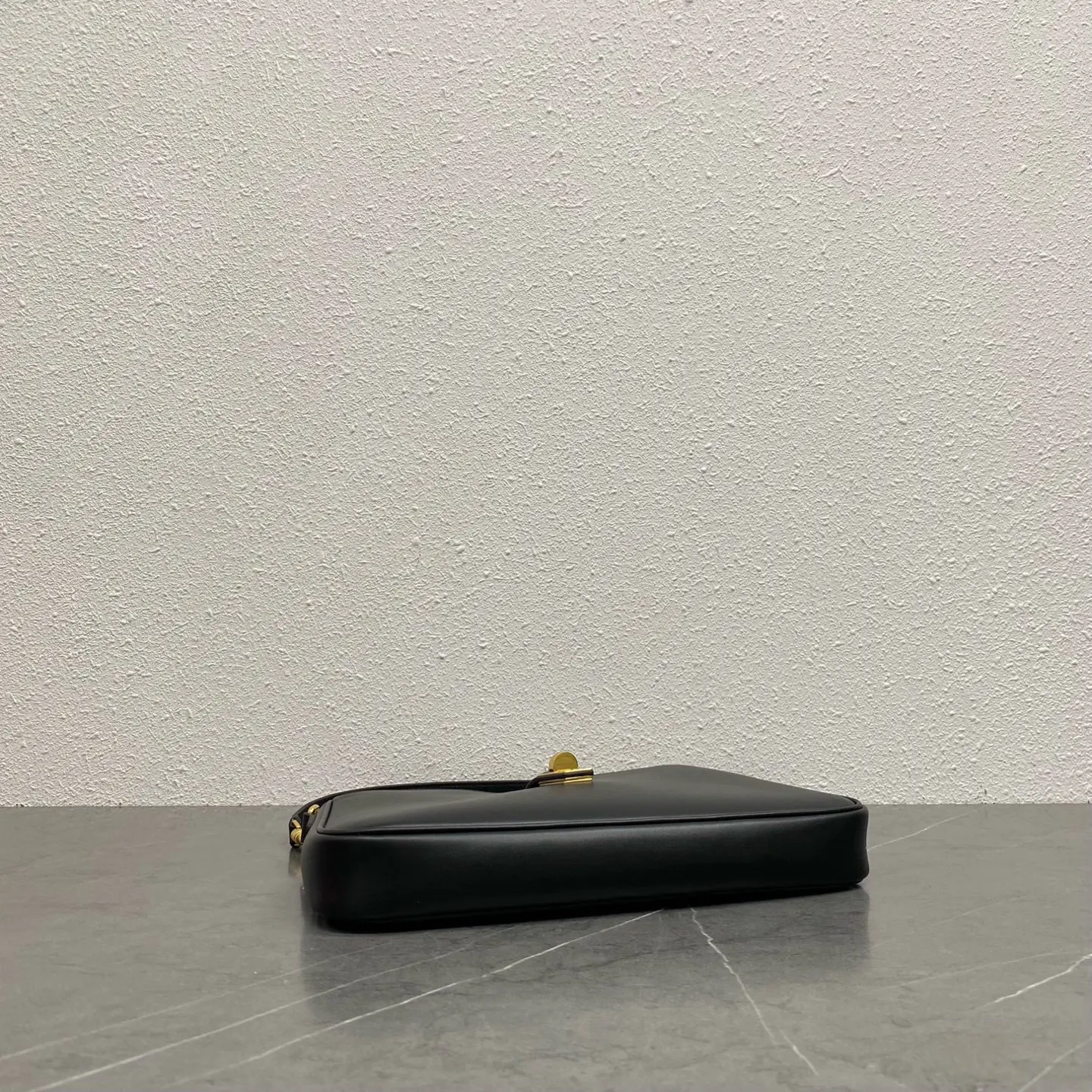 Celine 黑色 金色 腋下包 復古腋下背款