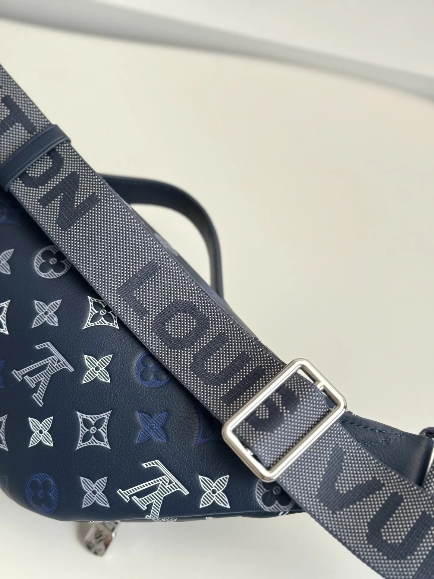 Blue Belt Bag Casual Leather