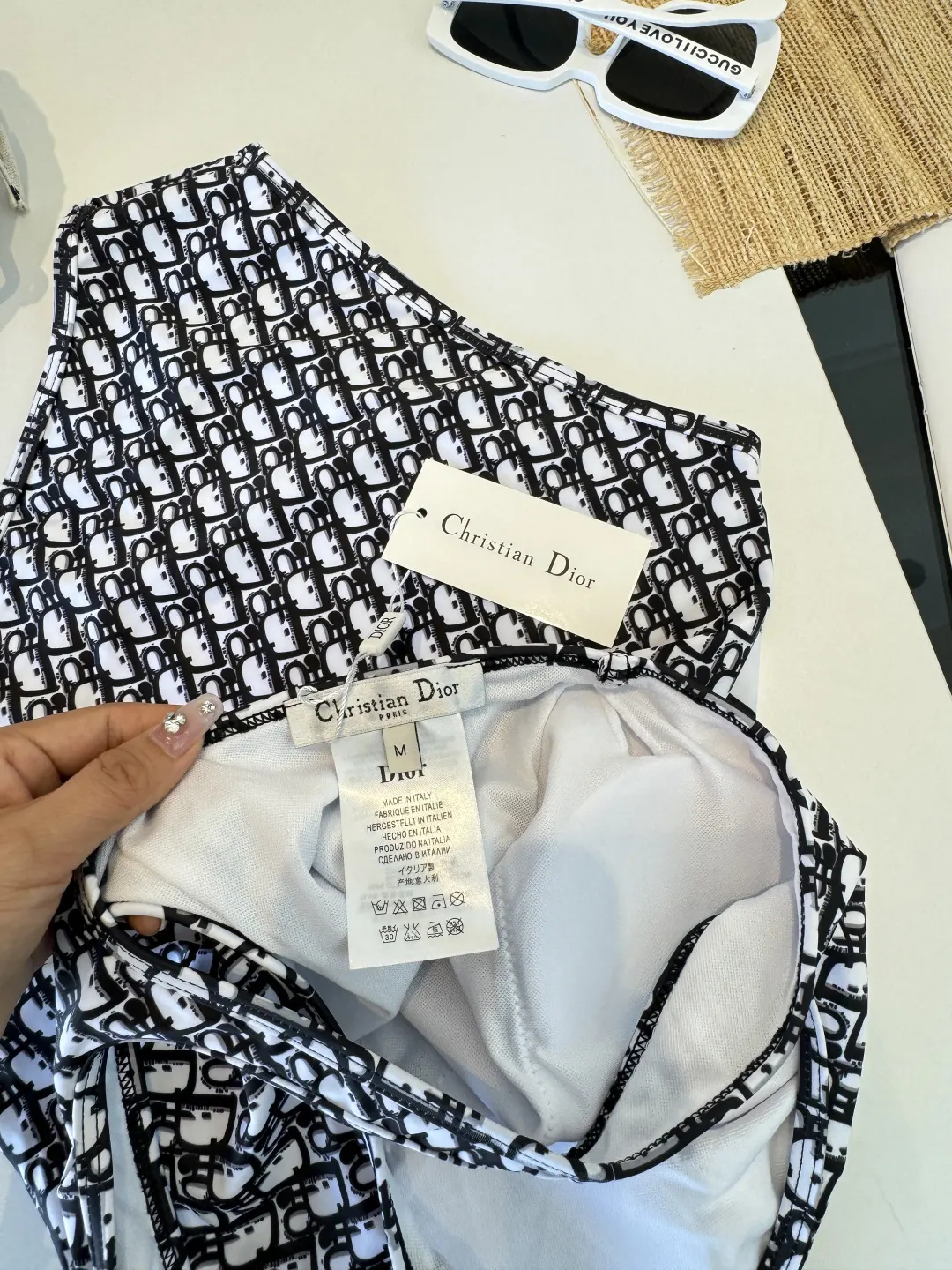 Dior Oblique 泳装