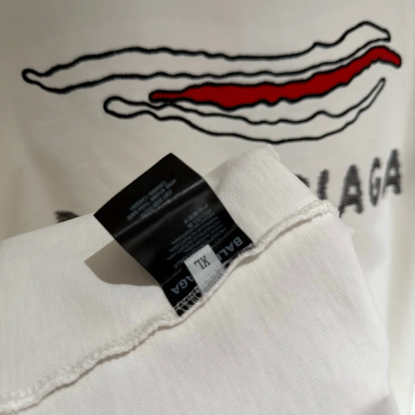 Balenciaga 25SS 刺绣 纯棉 短袖T恤
