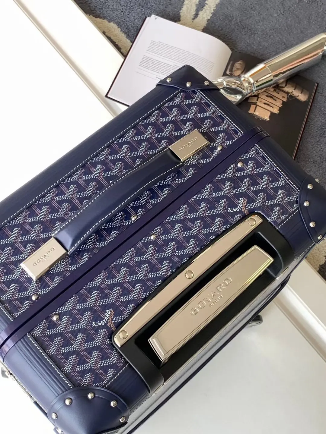 Goyard 戈雅 寸登机箱 全手工精心打造 行李箱 旅行拉杆款 輕便出行款
