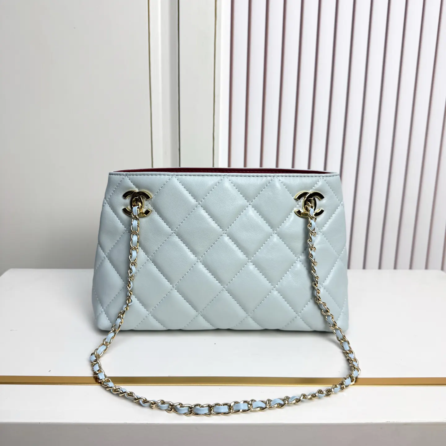 CHANEL 金色 羊皮 鏈條包 精致鏈條款