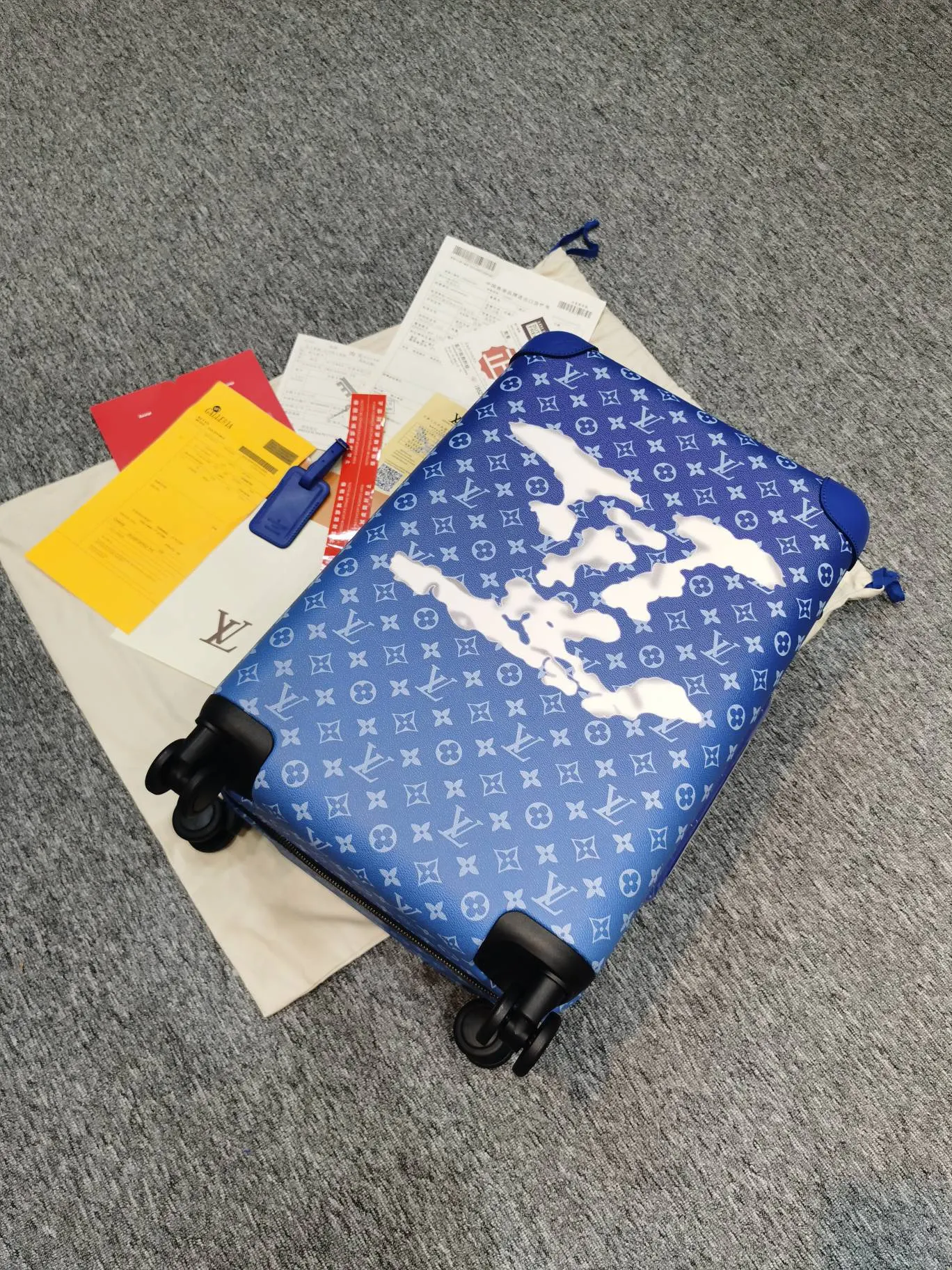 牛皮 ｌｖ HORIZON 四轮拉杆箱 行李箱 旅行拉杆款 輕便出行款