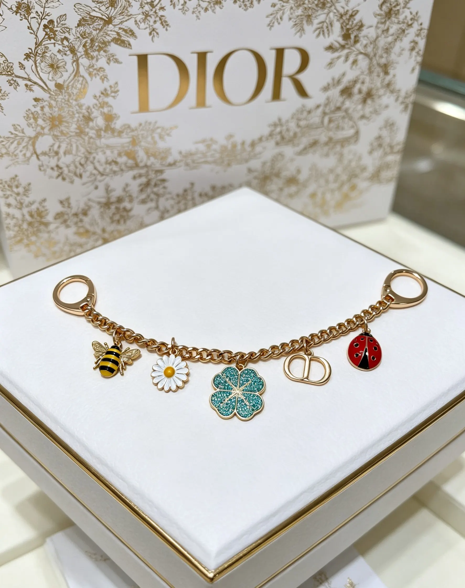 Dior Lady Dior Lady Bag Charm Keychain