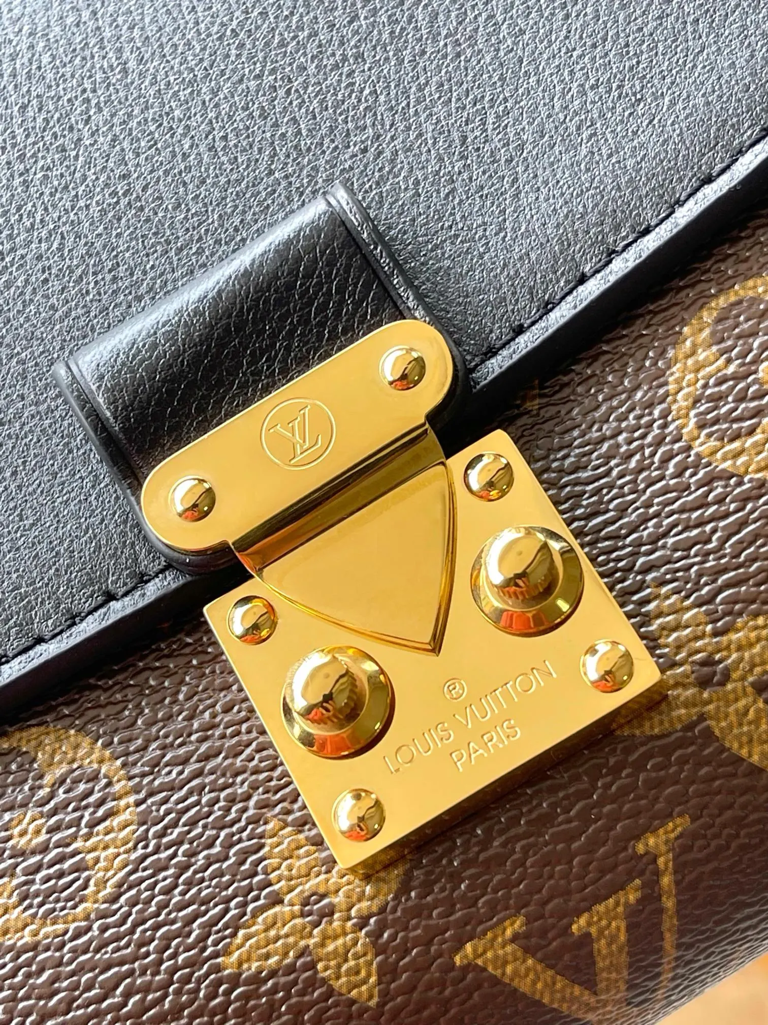 Louis Vuitton 黑色 老花 手提包 实拍款02