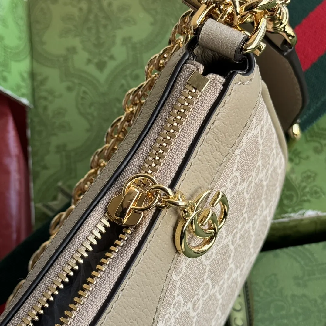 Gucci Brown Beige Crossbody Bag Lightweight Canvas Image 9 Gucci Brown Beige Crossbody Bag Lightweight Canvas Image 9
