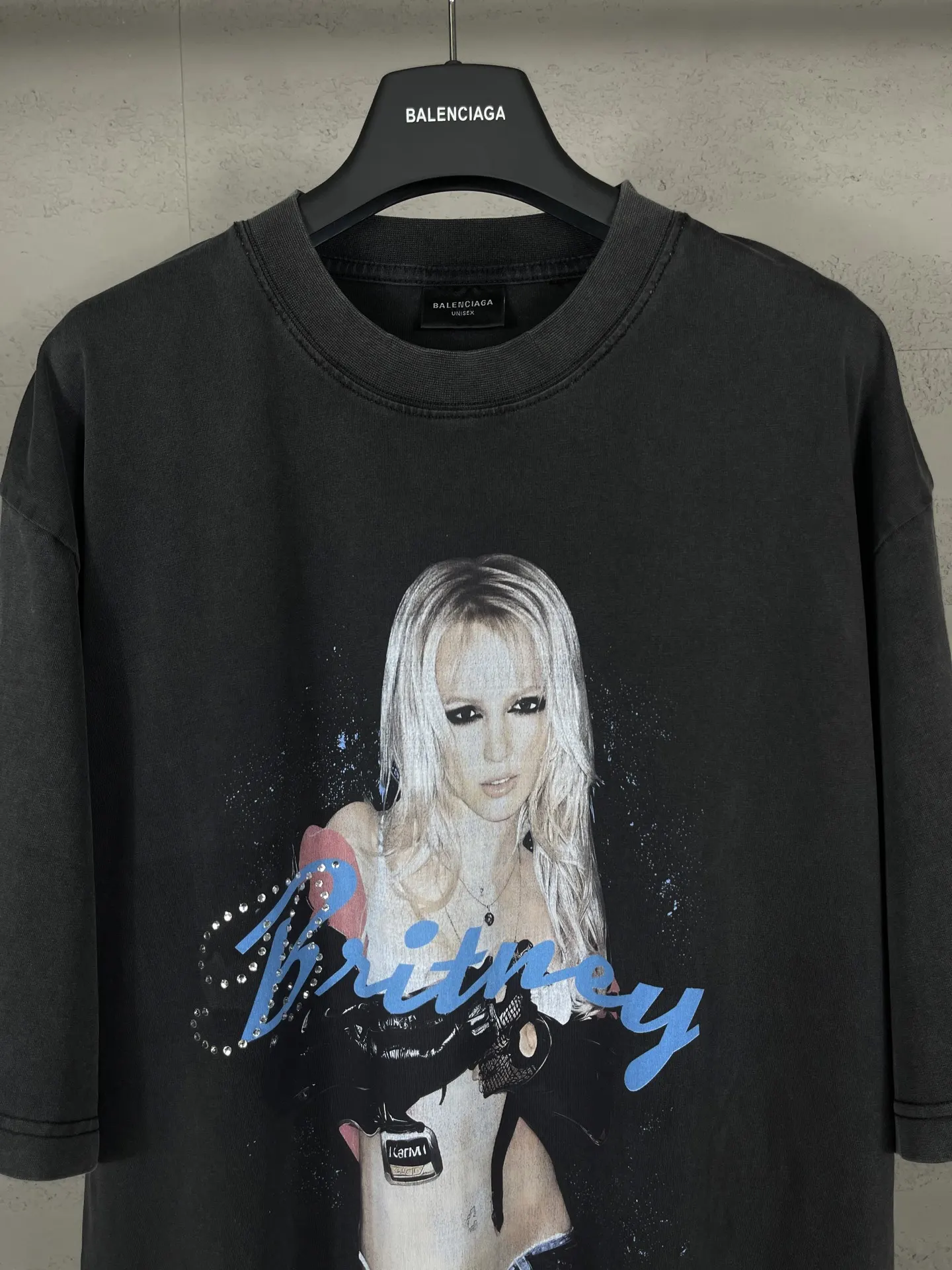 Balenciaga 純棉 Logo 短袖T恤 宽松休閒(數字5) Balenciaga 純棉 Logo 短袖T恤 宽松休閒(數字5)