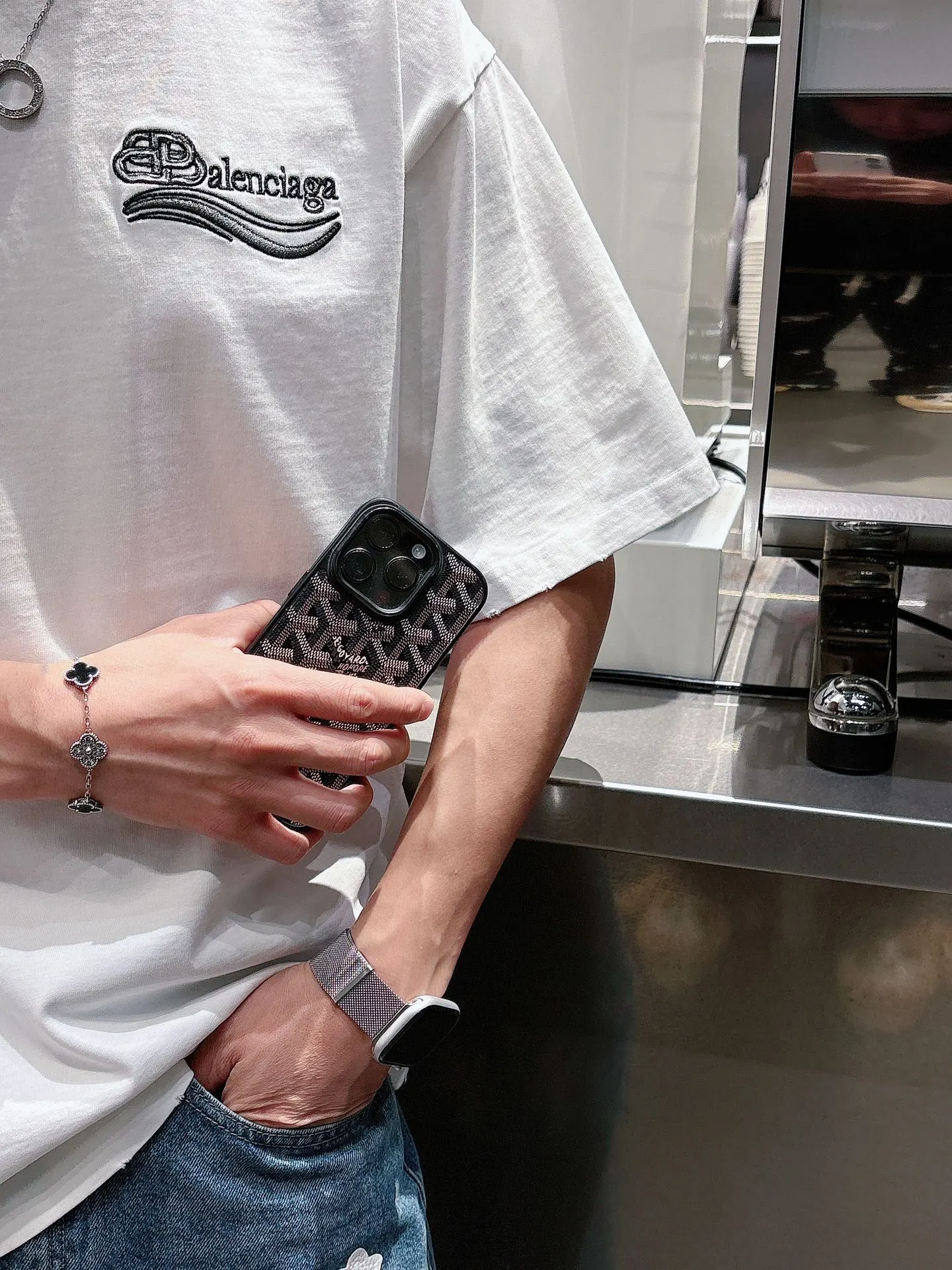 Balenciaga Logo 短袖T恤