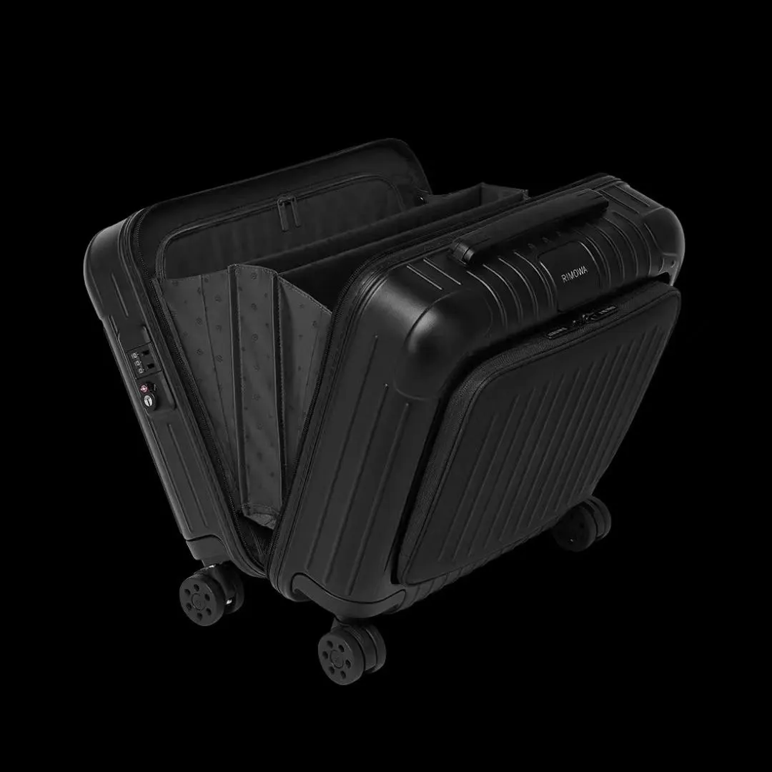 Black Carry-On Suitcase Travel Lightweight