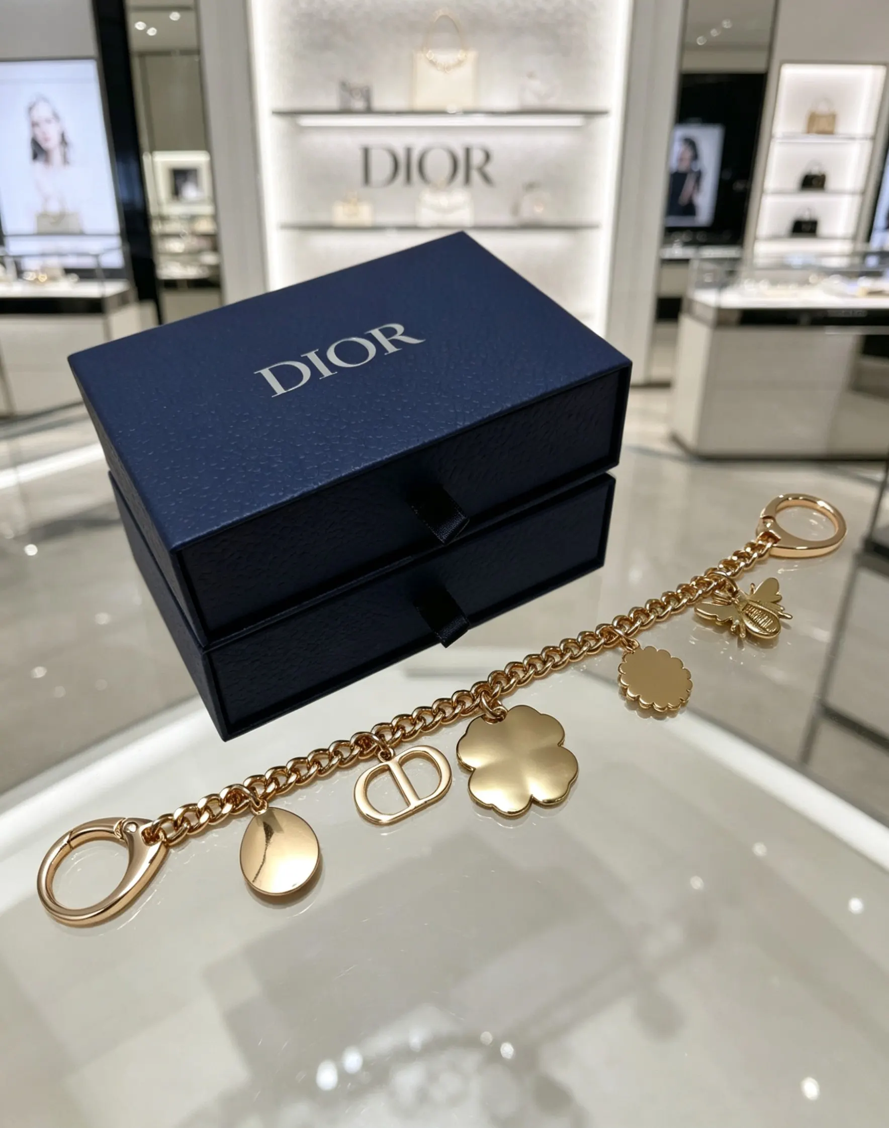 Dior Lady Dior Bag Charm / Keychain