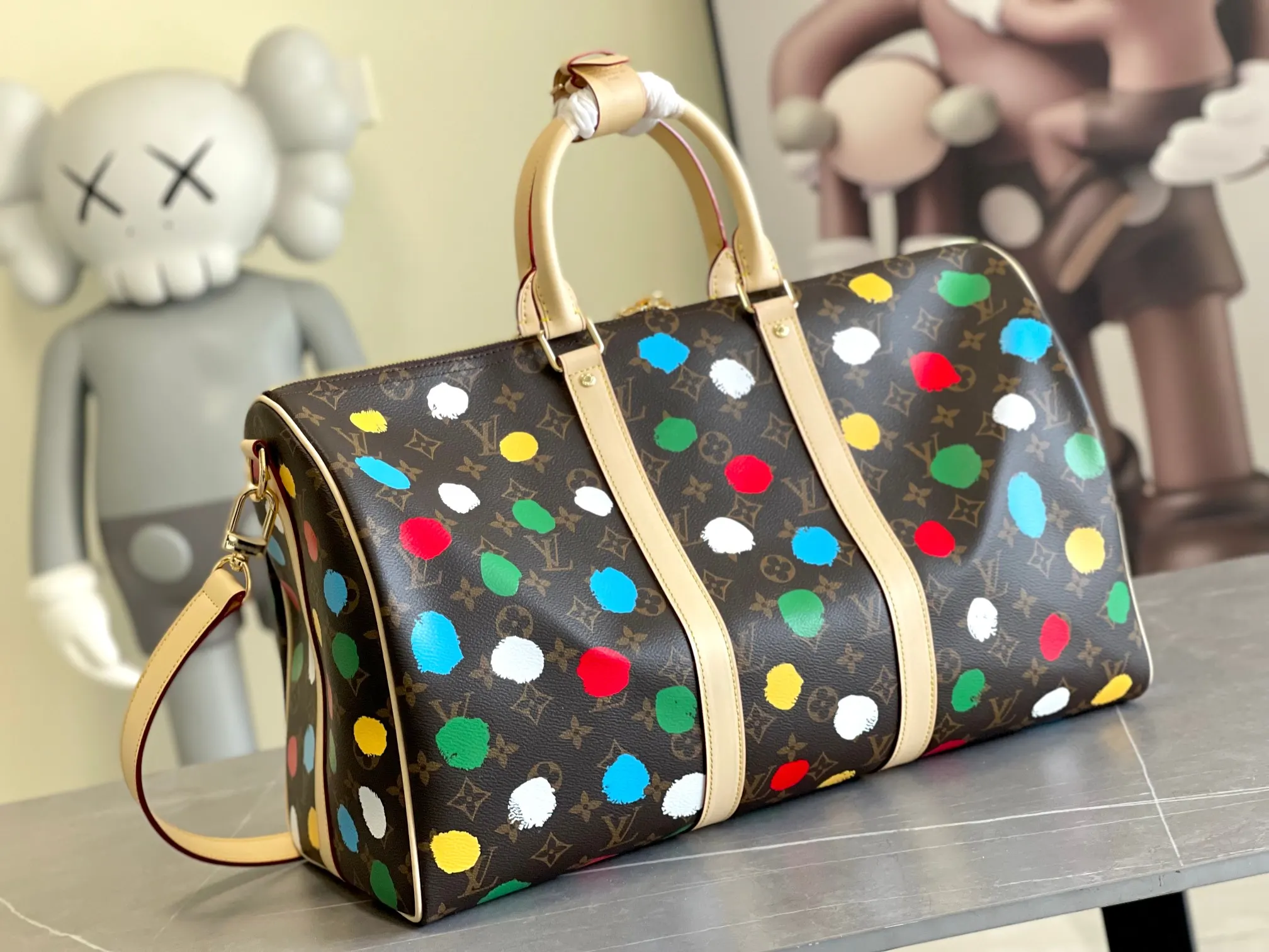 LV Keepall 牛皮 旅行袋 大容量旅行款