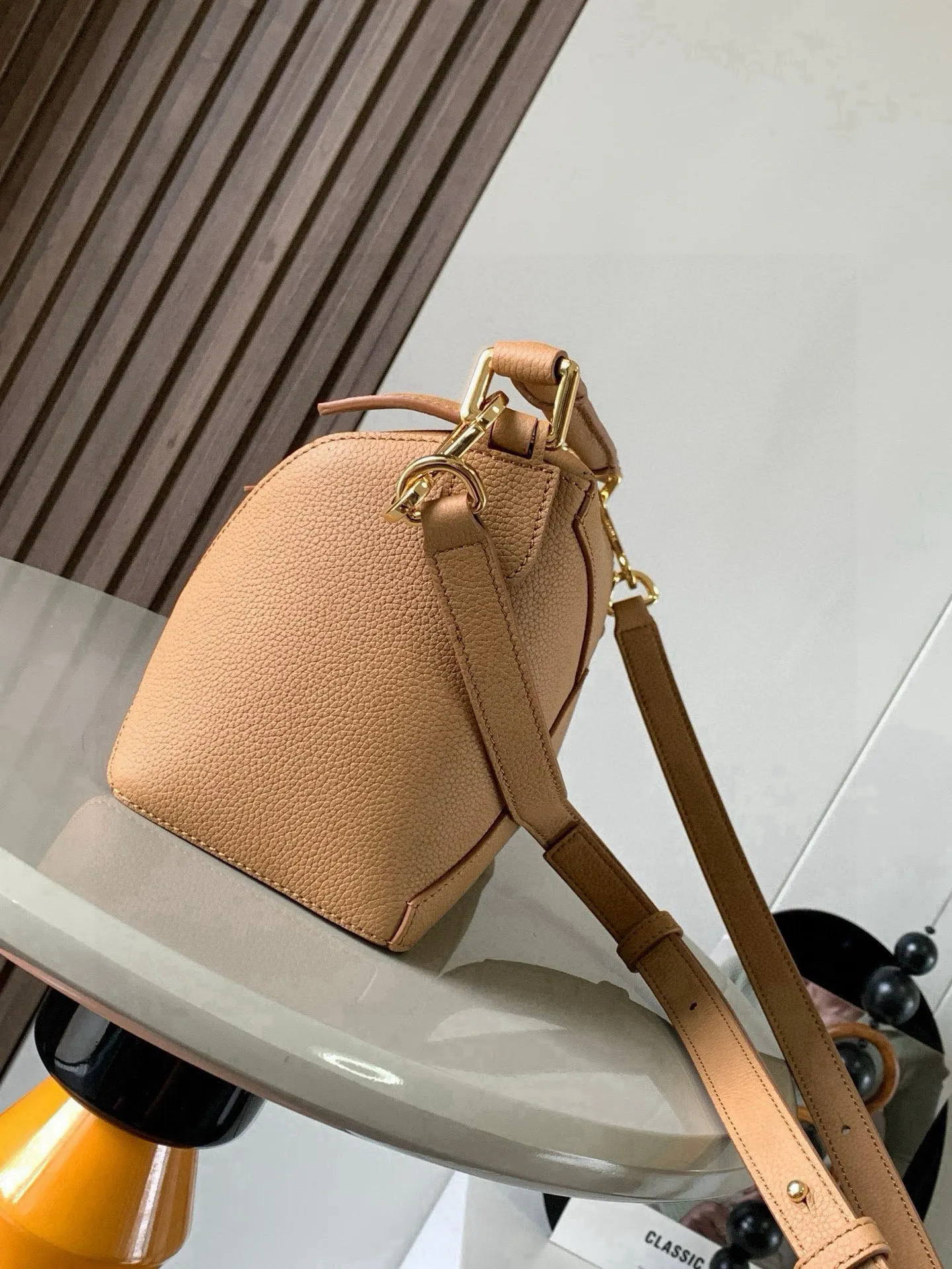 Brown Clutch Bag Leather