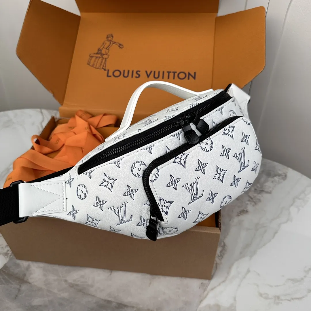 White Belt Bag Casual Leather