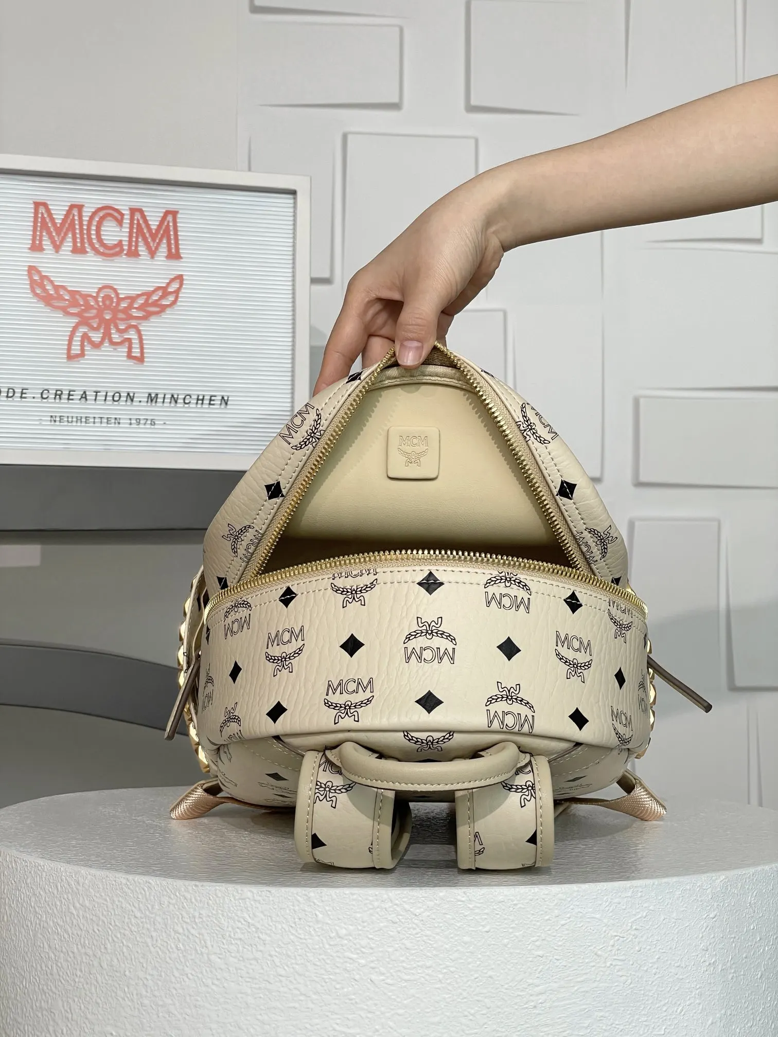 White Backpack