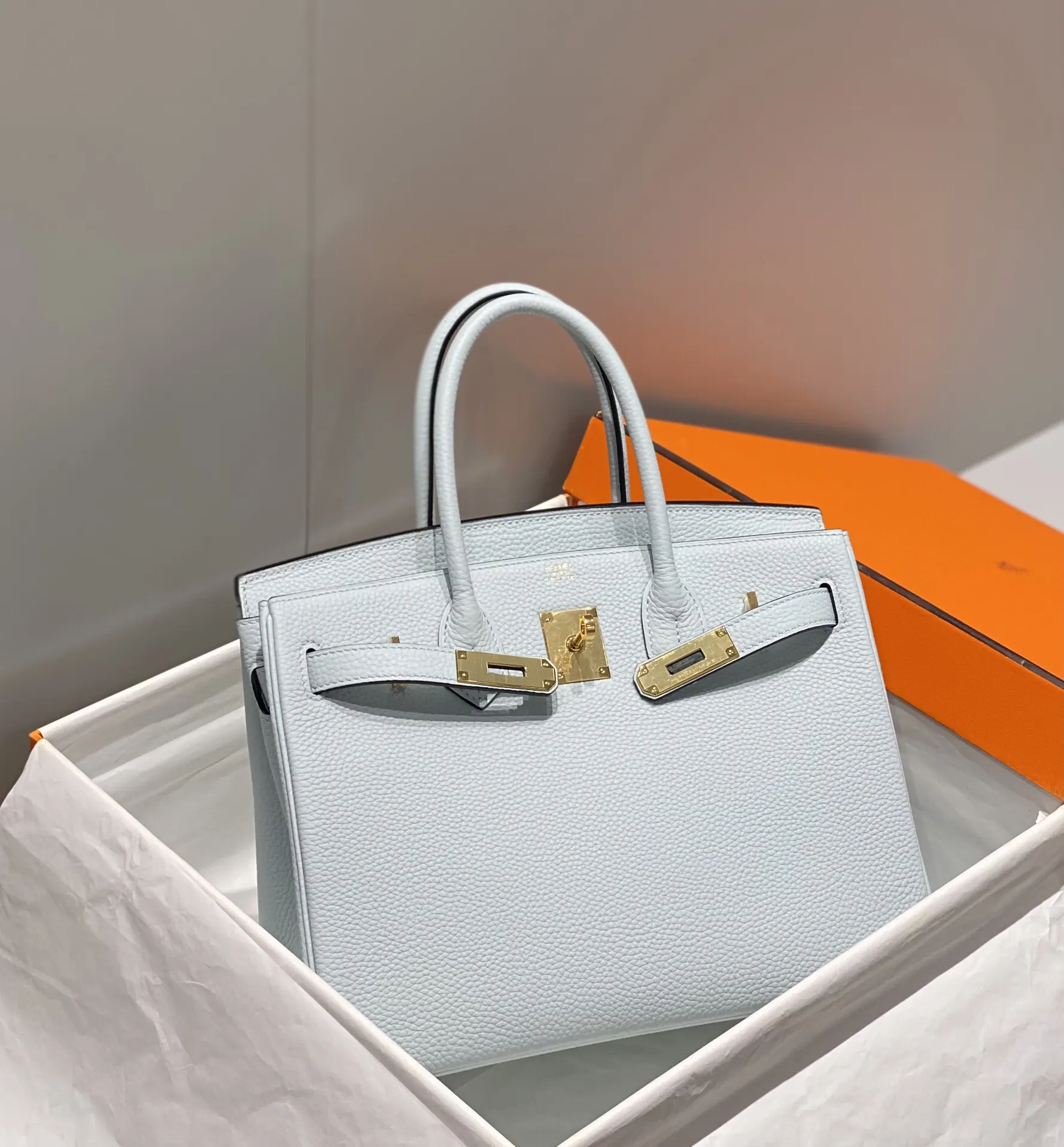 Hermès Birkin Top Handle Bag Classic Leather