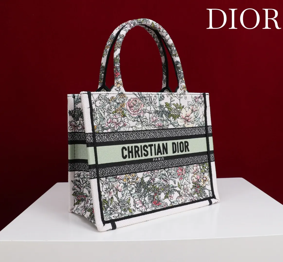 Dior 拼色 托特包 大容量托特款
