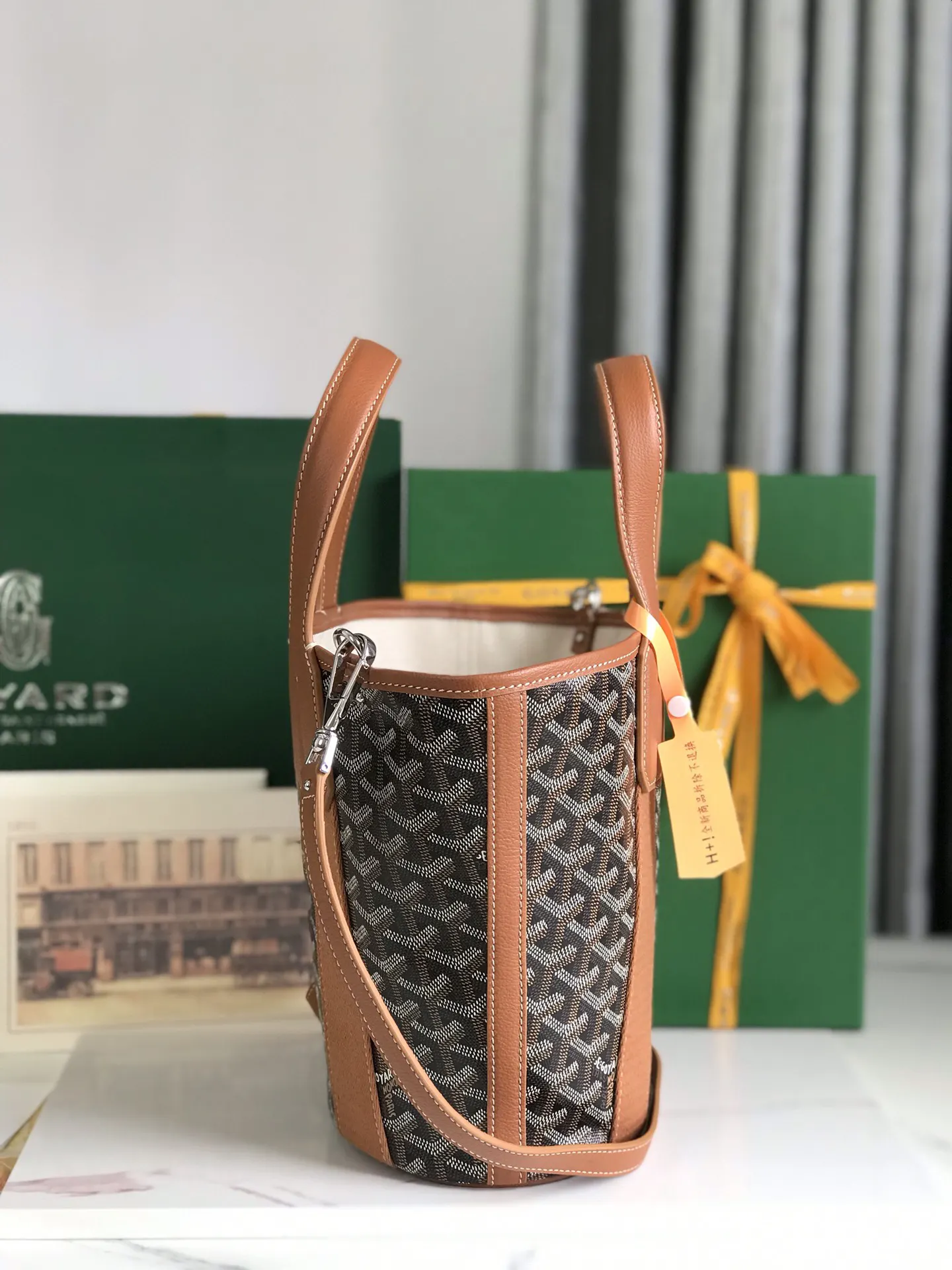Bucket Bag Casual Leather