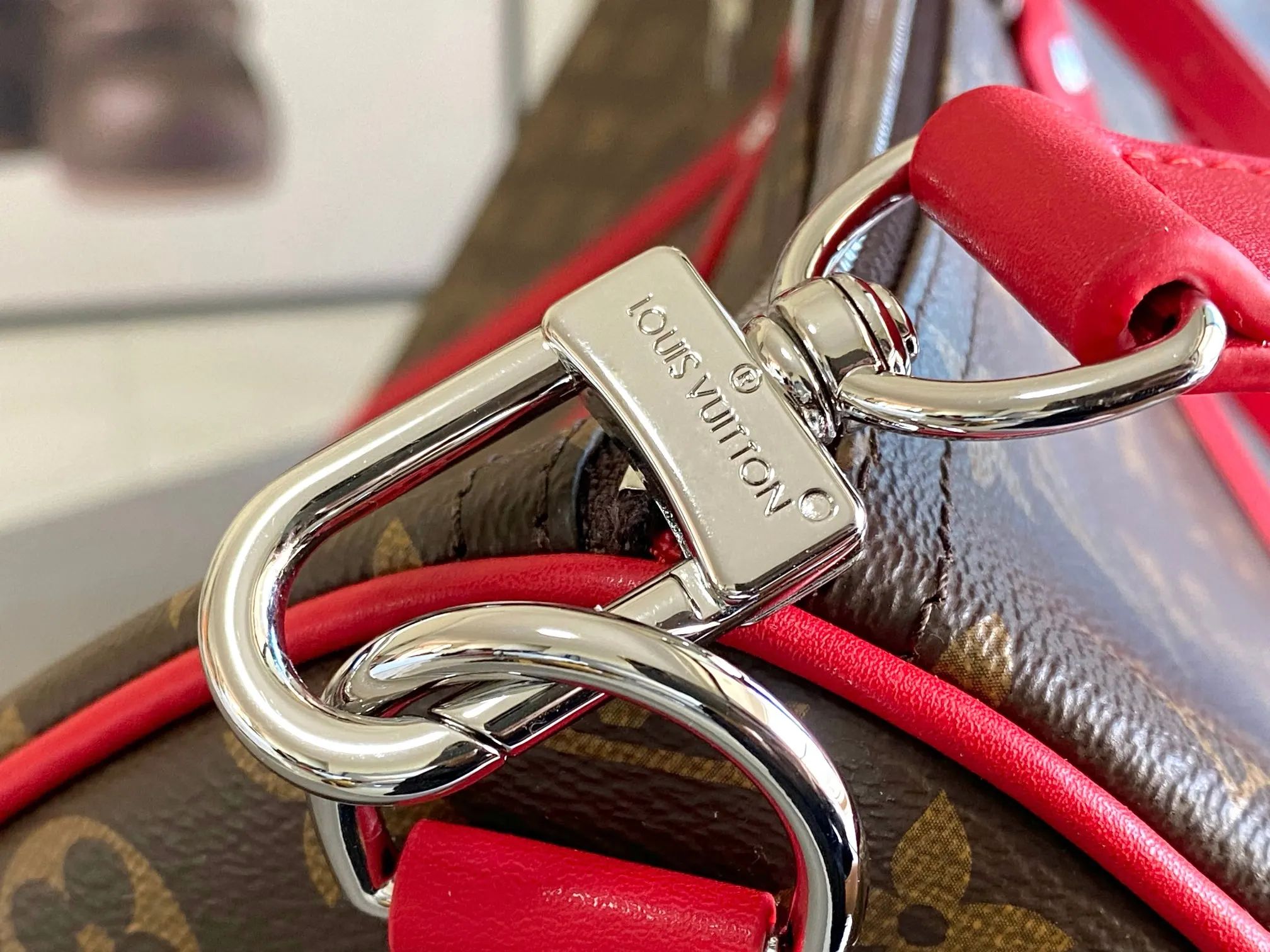 Keepall 金色 牛皮 旅行包 大容量旅行款