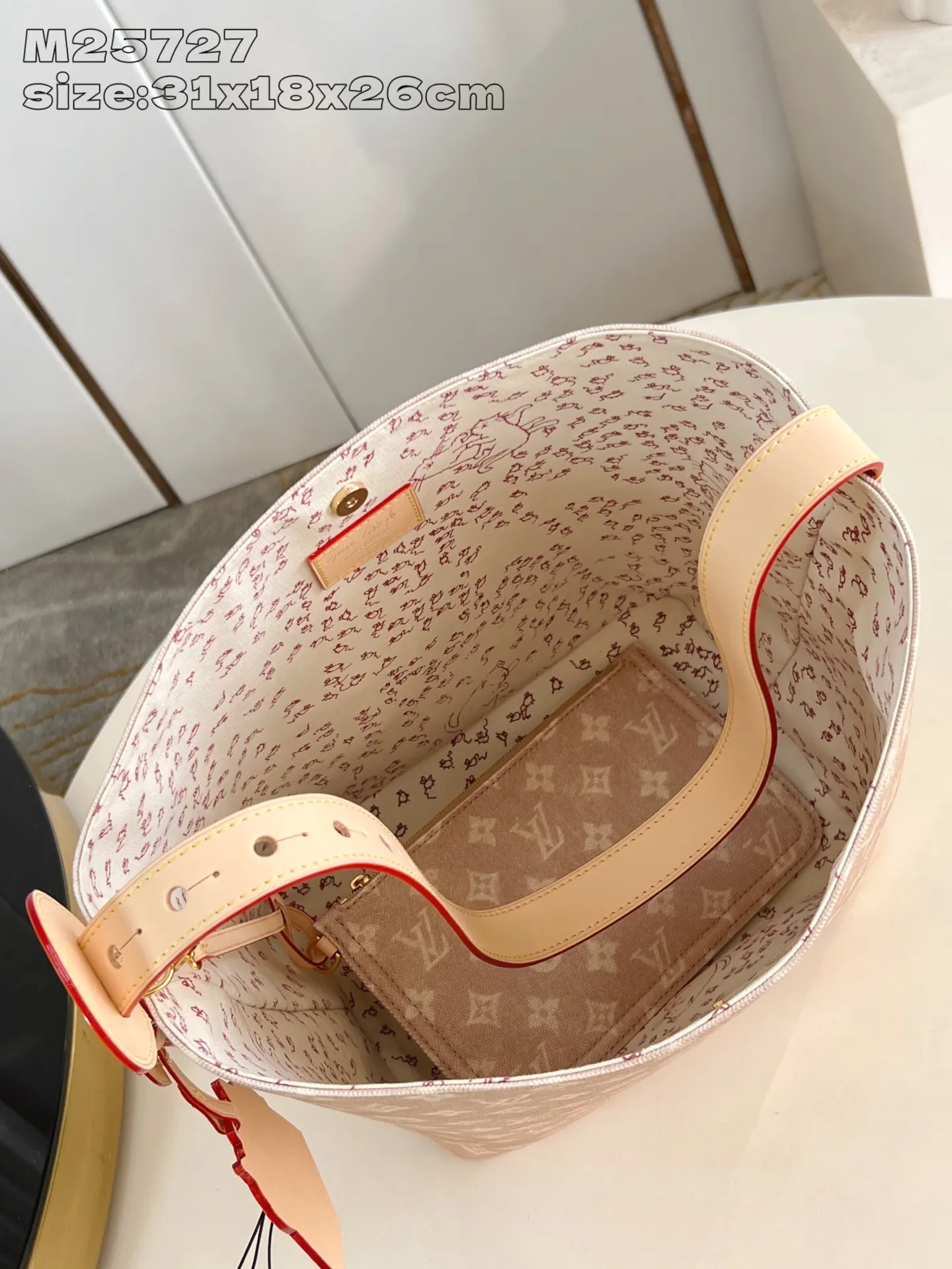 LV 牛皮 水桶包 休閒水桶款