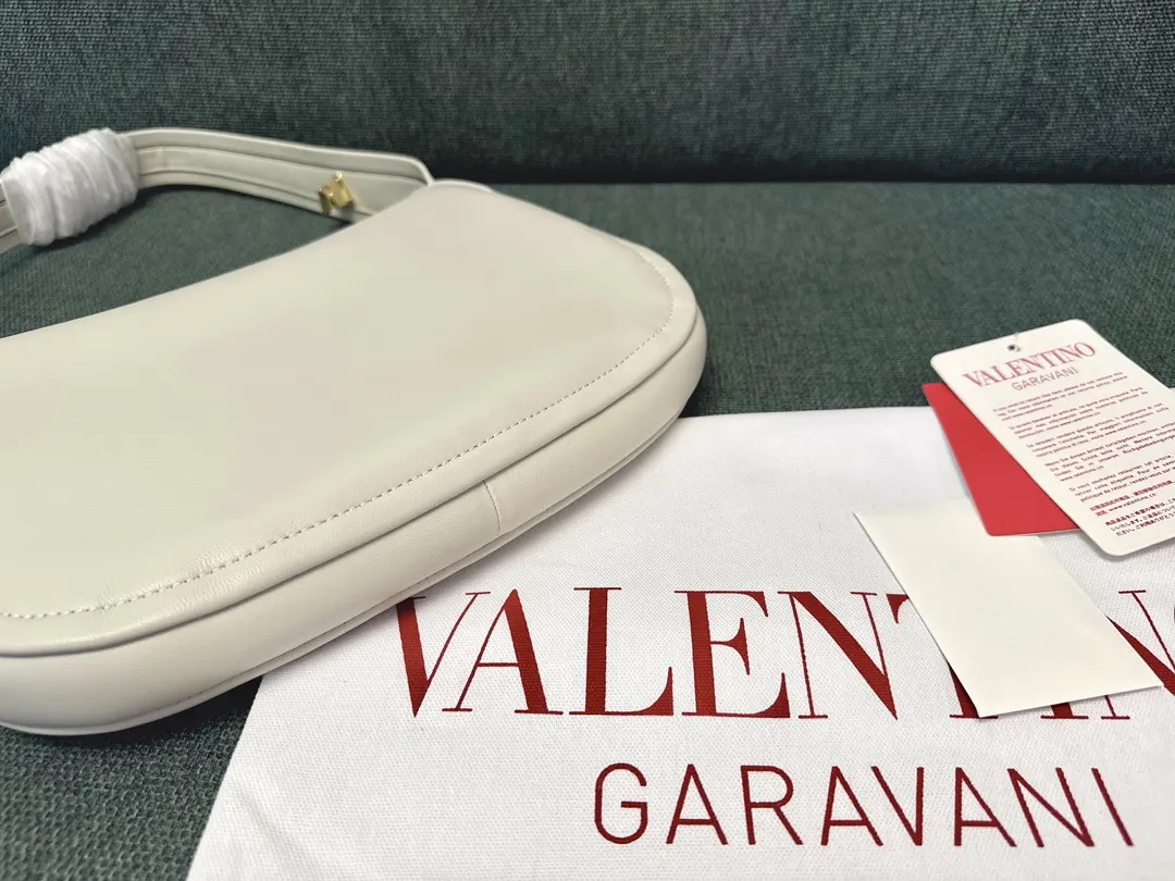 Valentino Hobo 拼色 羊皮 腋下包 复古腋下背款