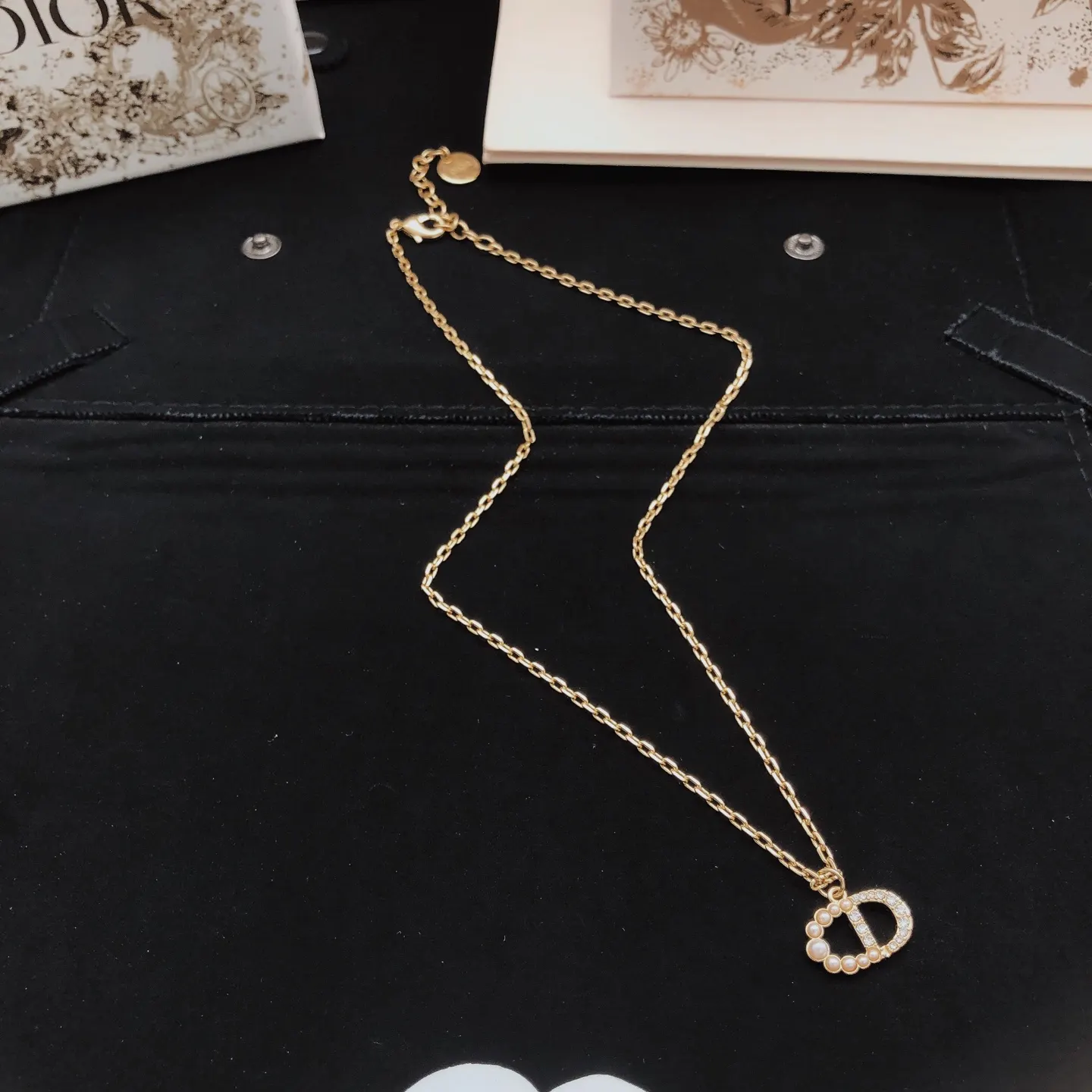 Dior CD吊墜項鏈 礼盒套装