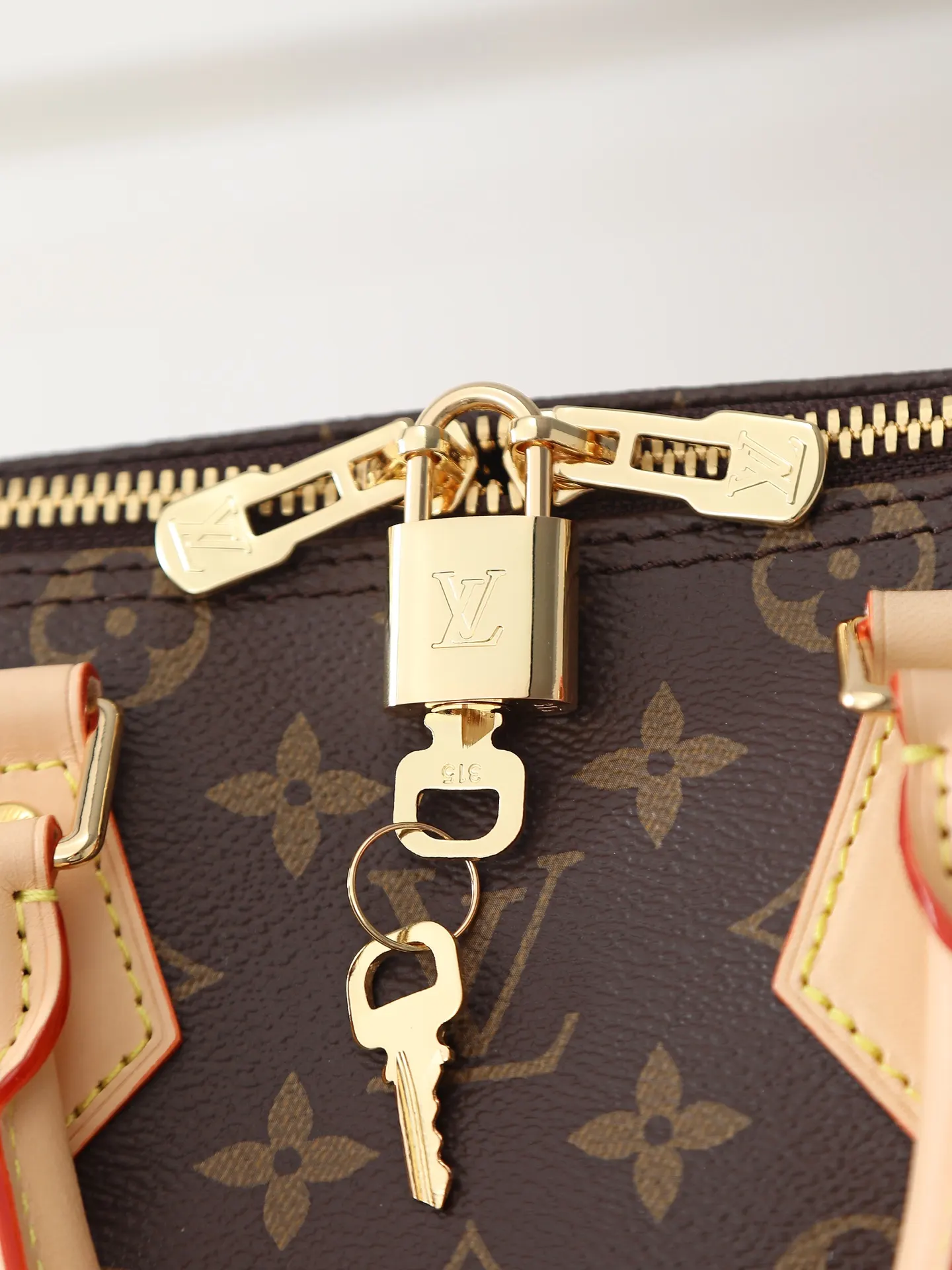 Monogram Organizer Pouch Travel Leather Image 9 Monogram Organizer Pouch Travel Leather Image 9
