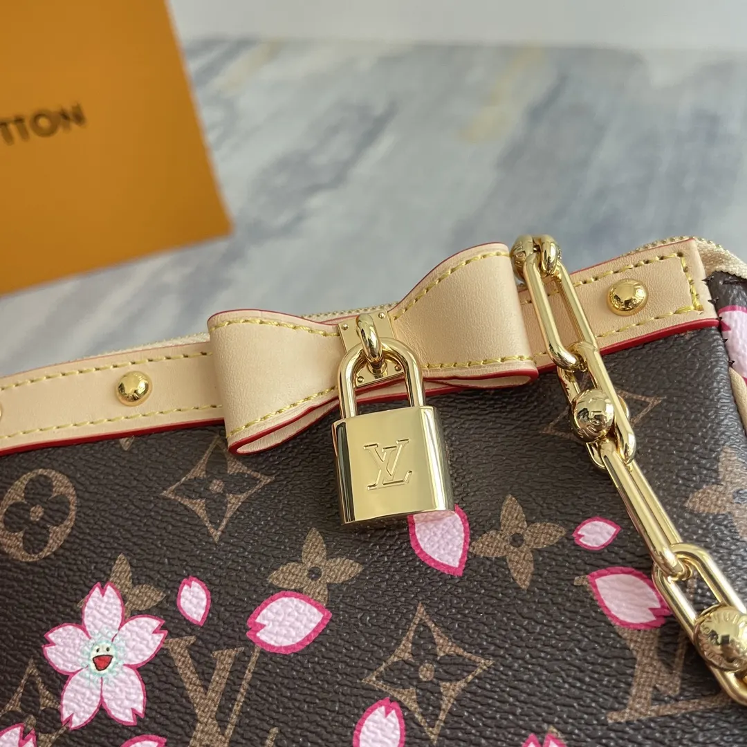 LV 牛皮 链条包 精致链条款
