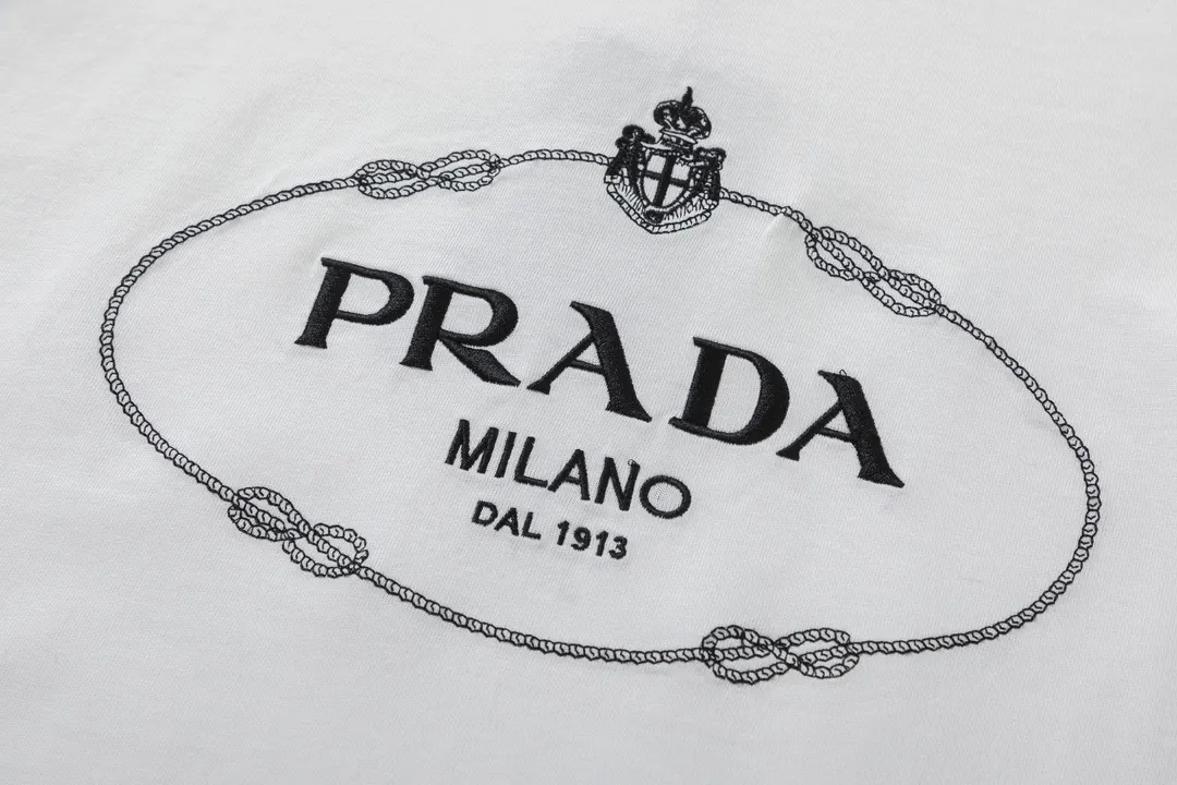 Prada 2024SS Logo 字母 短袖T恤