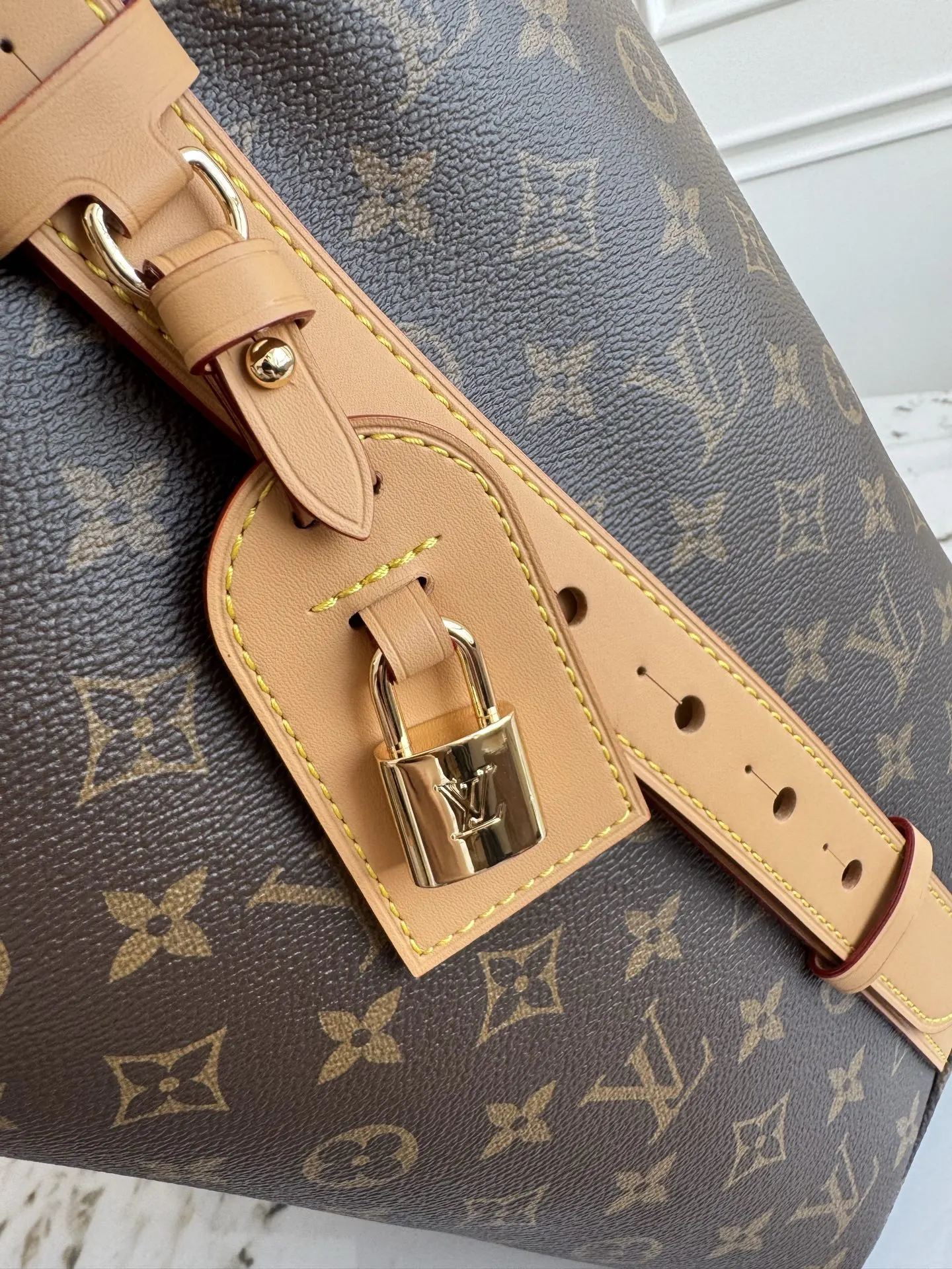 Monogram Organizer Pouch Travel Leather