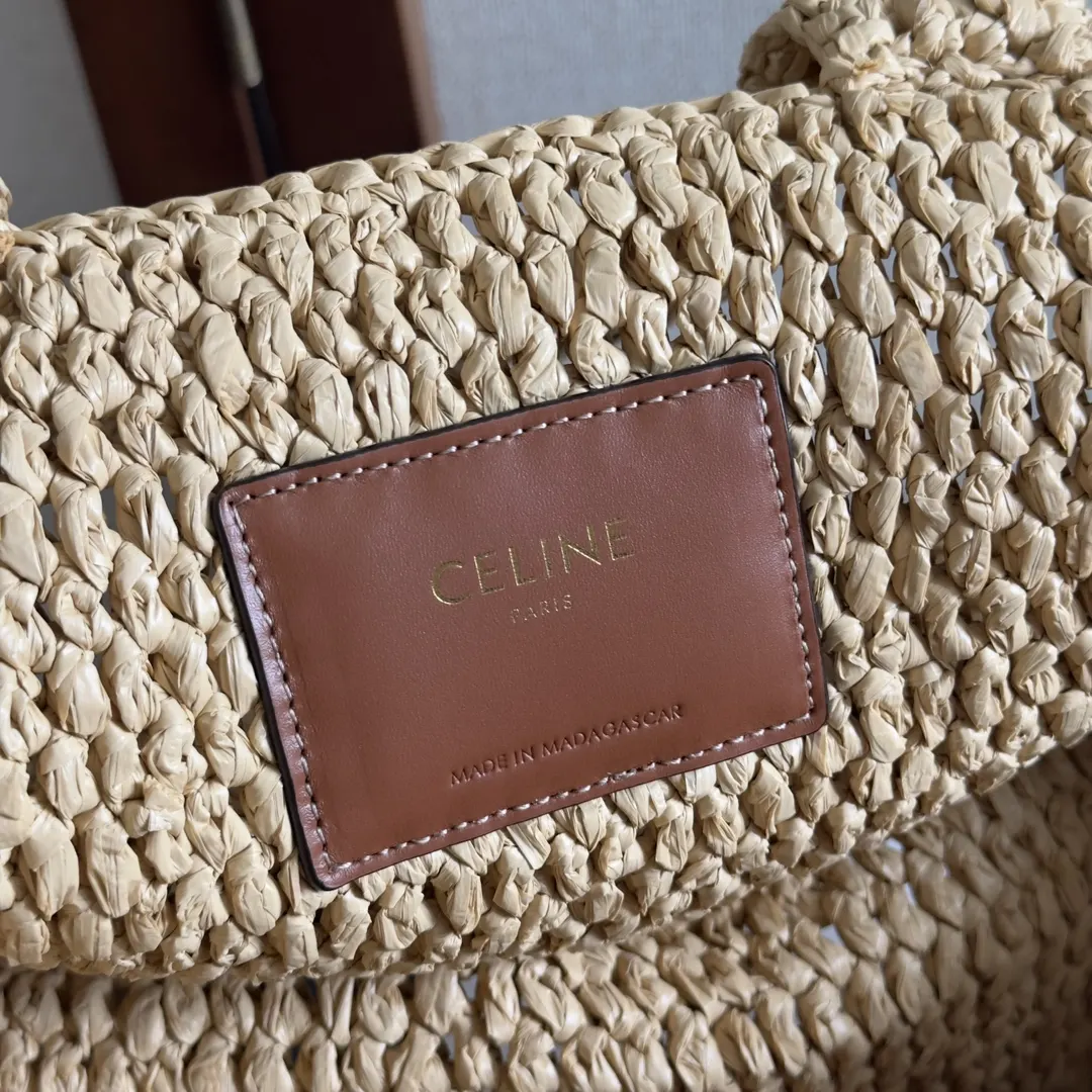 Celine 金色 牛皮 托特包 大容量托特款