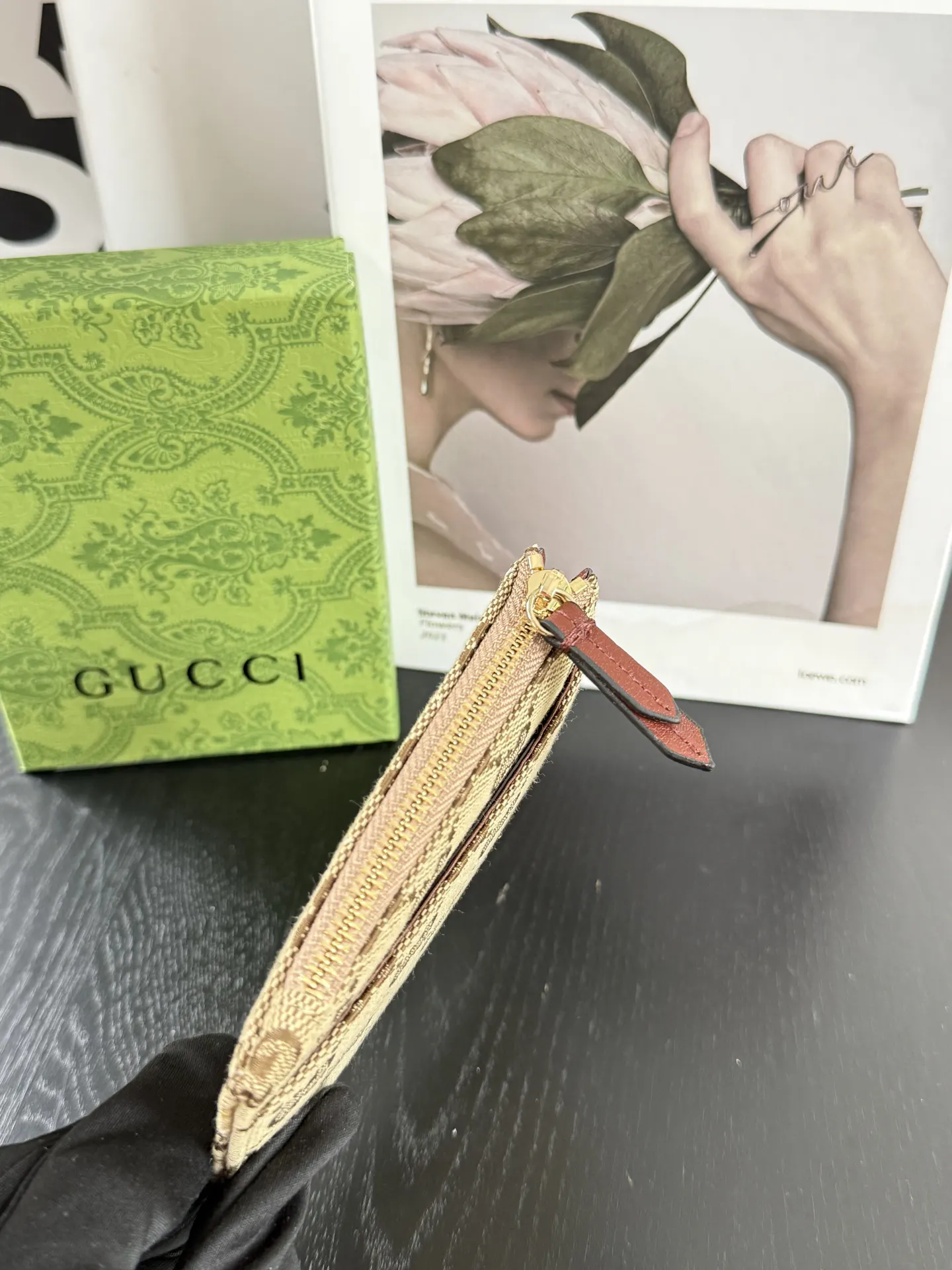 Gucci GG Supreme Monogram 錢包