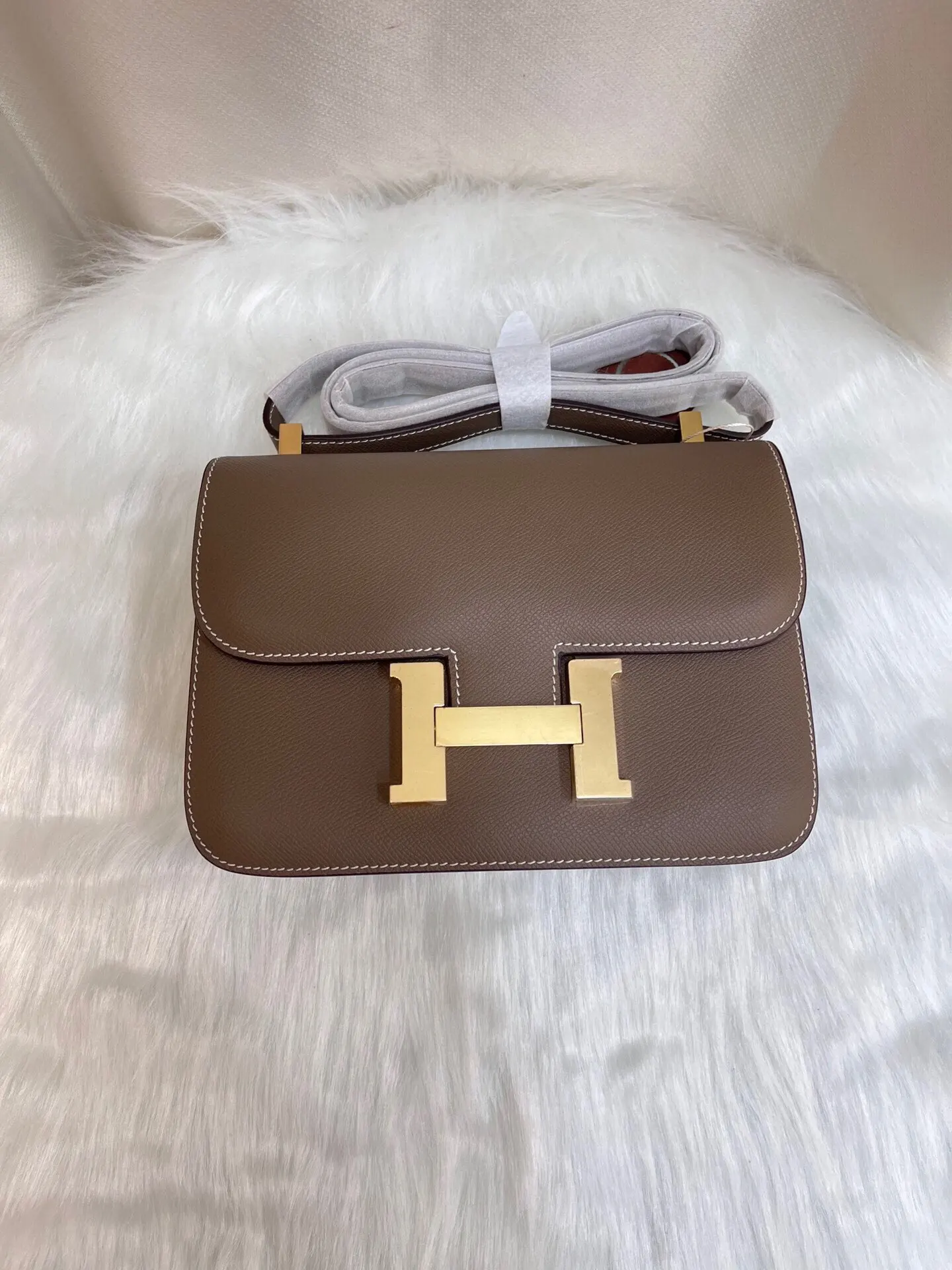 Yellow Organizer Pouch Travel Leather