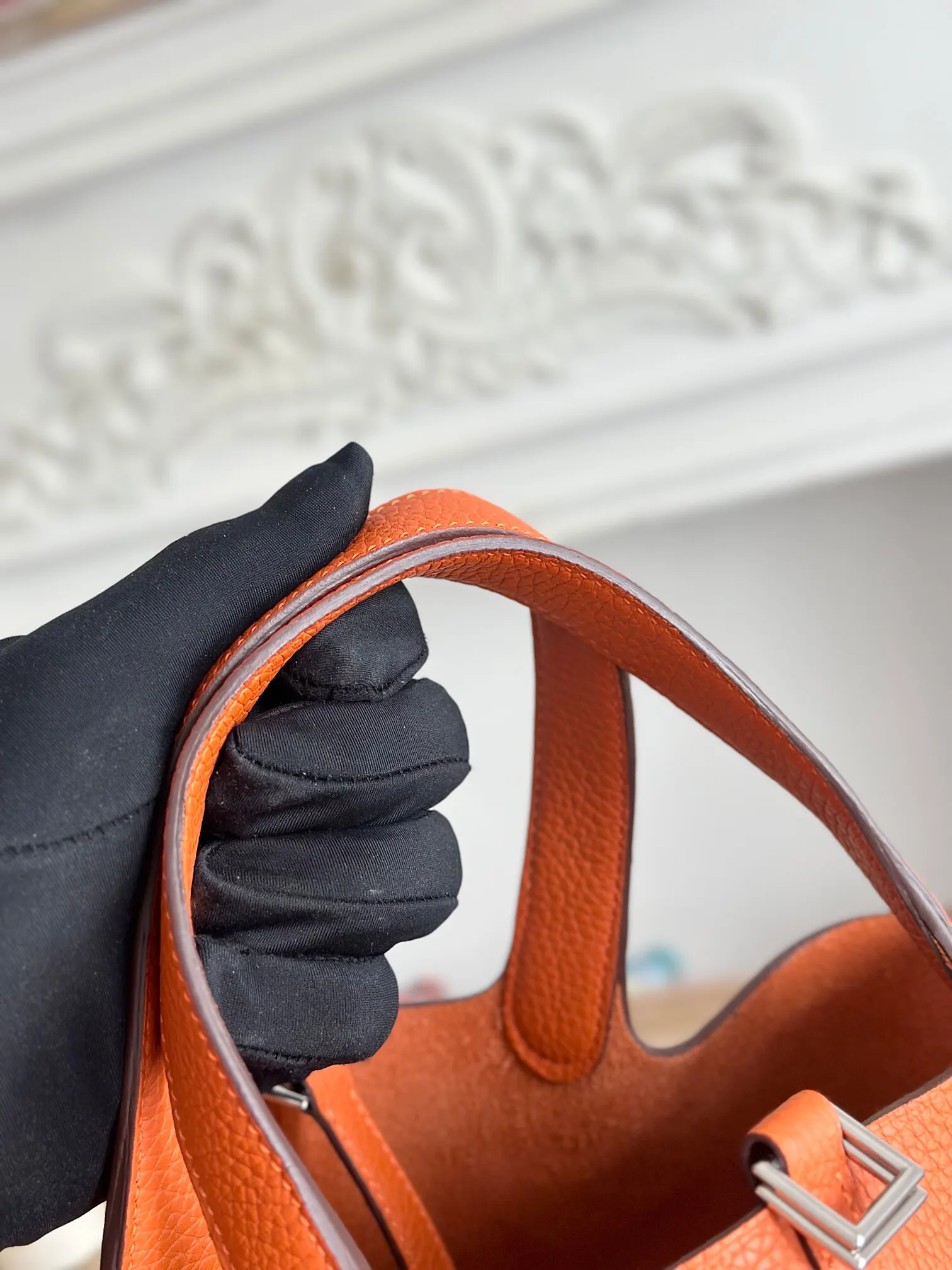 Hermès Top Handle Bag Classic Leather