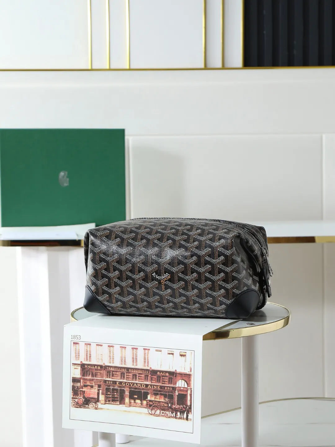 Goyard 戈雅 化妝 收納袋 内里有 手拿包 精致手拿款