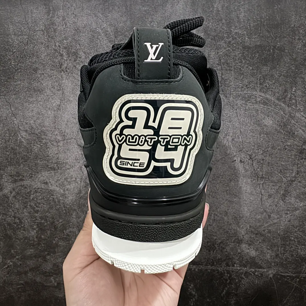 LV 黑色厚底運動鞋 立体花纹款｜ORBUYBAG 嵐奢包高端時尚精品