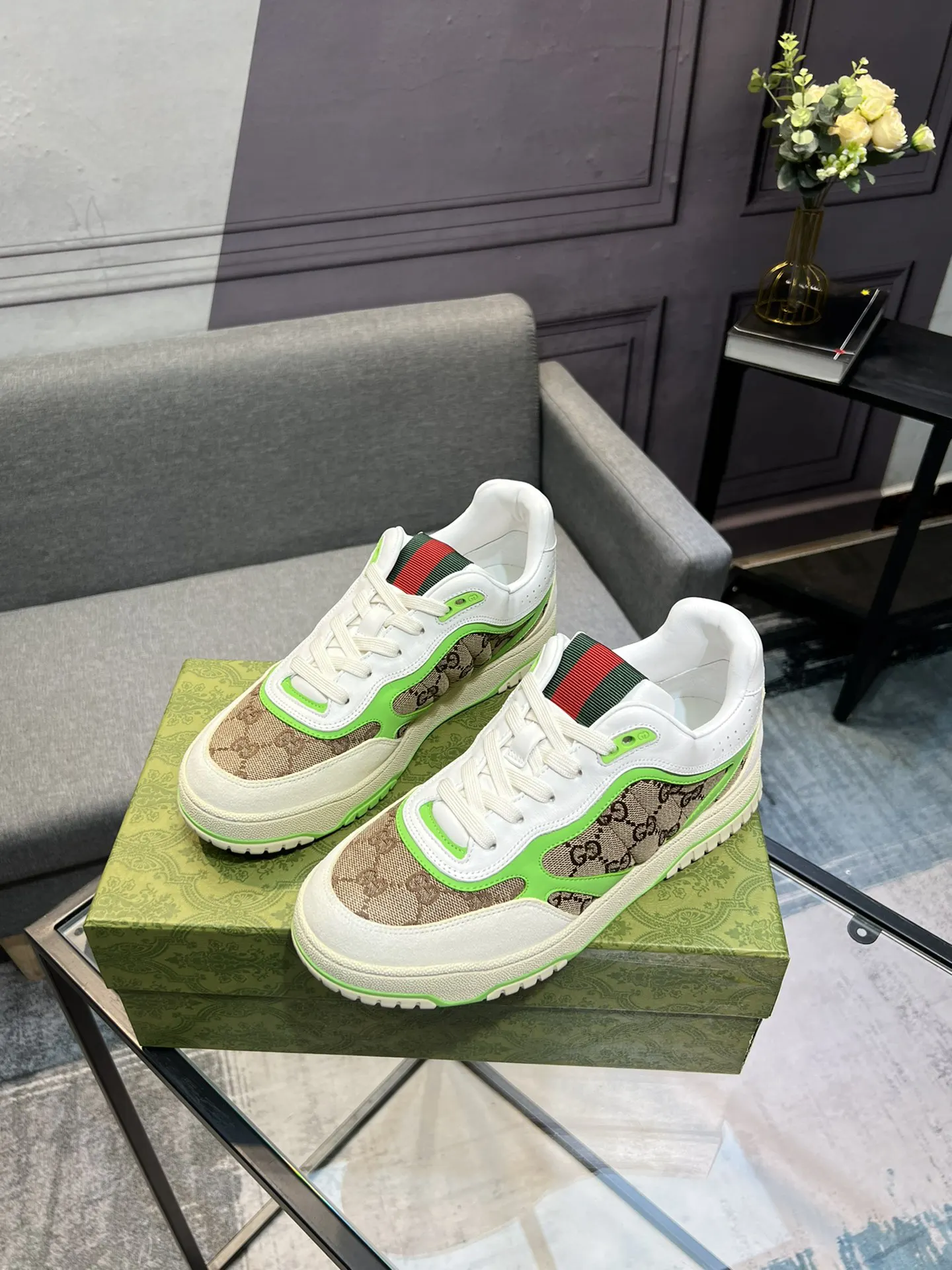 Gucci Logo休闲运动鞋