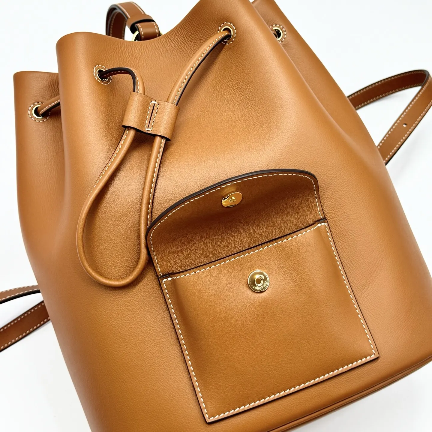 Brown Backpack Leather Image 9 Brown Backpack Leather Image 9