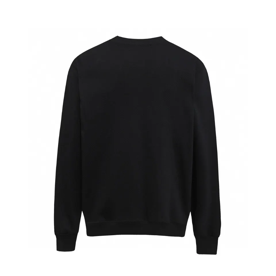 Balenciaga Black Cotton Loose Sweatshirt