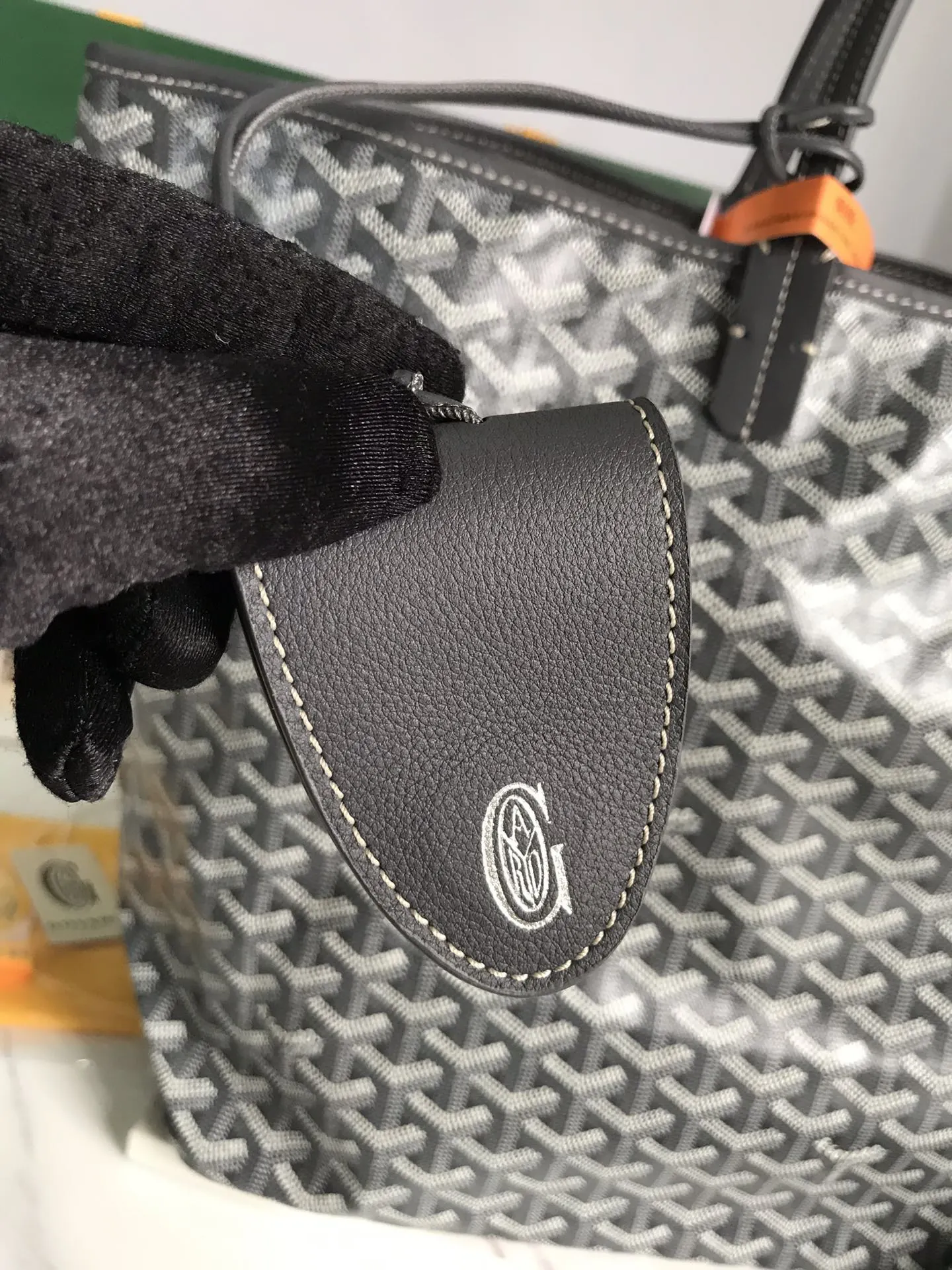 Gray Tote Bag