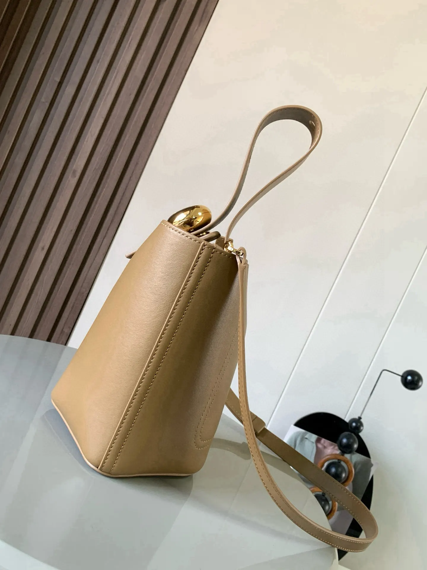 Bucket Bag Casual Leather