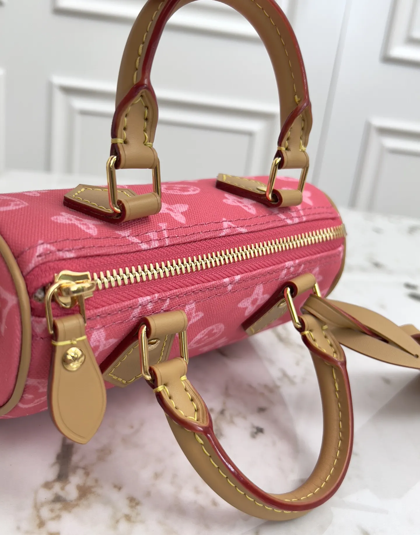 Louis Vuitton Speedy 棕色 Monogram 手提包