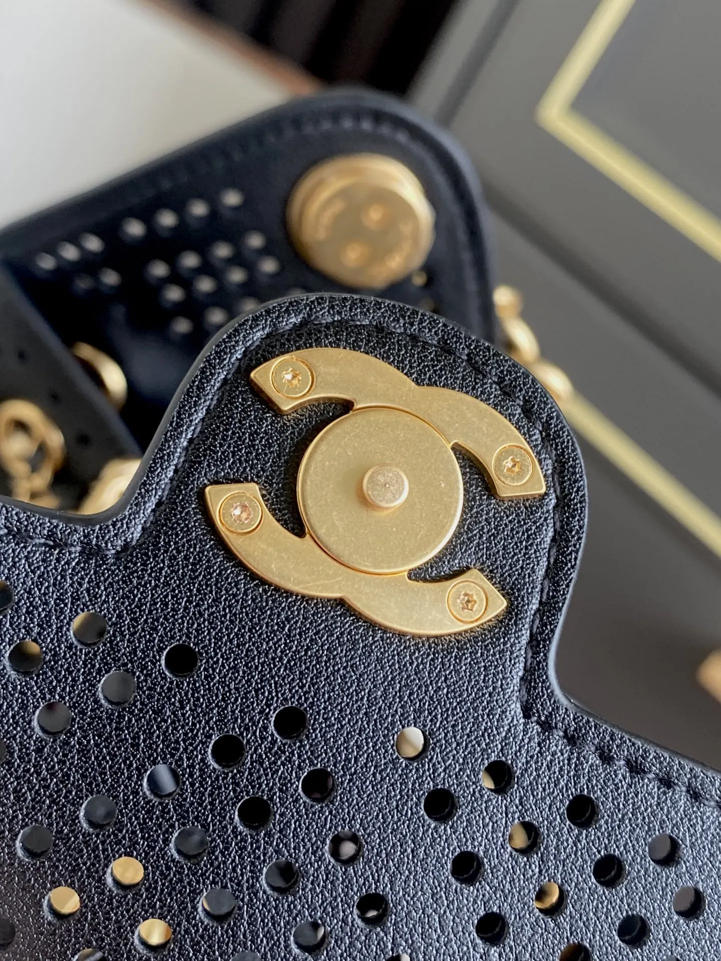 CHANEL Hobo 小牛皮 腋下包 复古腋下背款