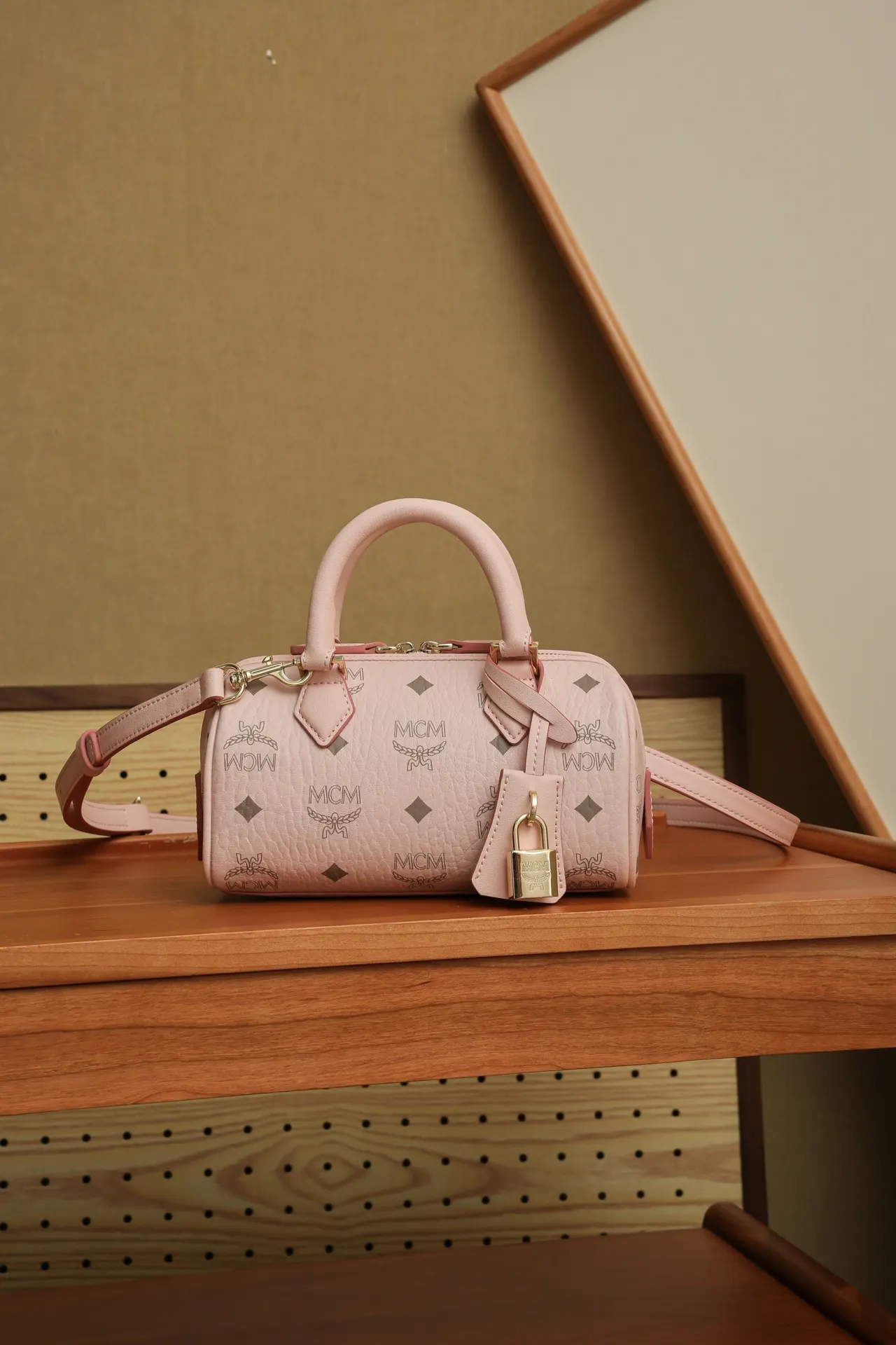 Pink Monogram Fashion Item Travel
