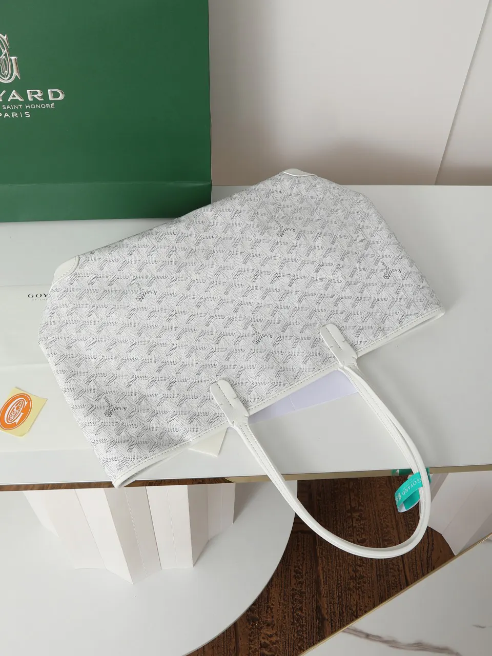 Goyard 白色 皮革 托特包 大容量托特款