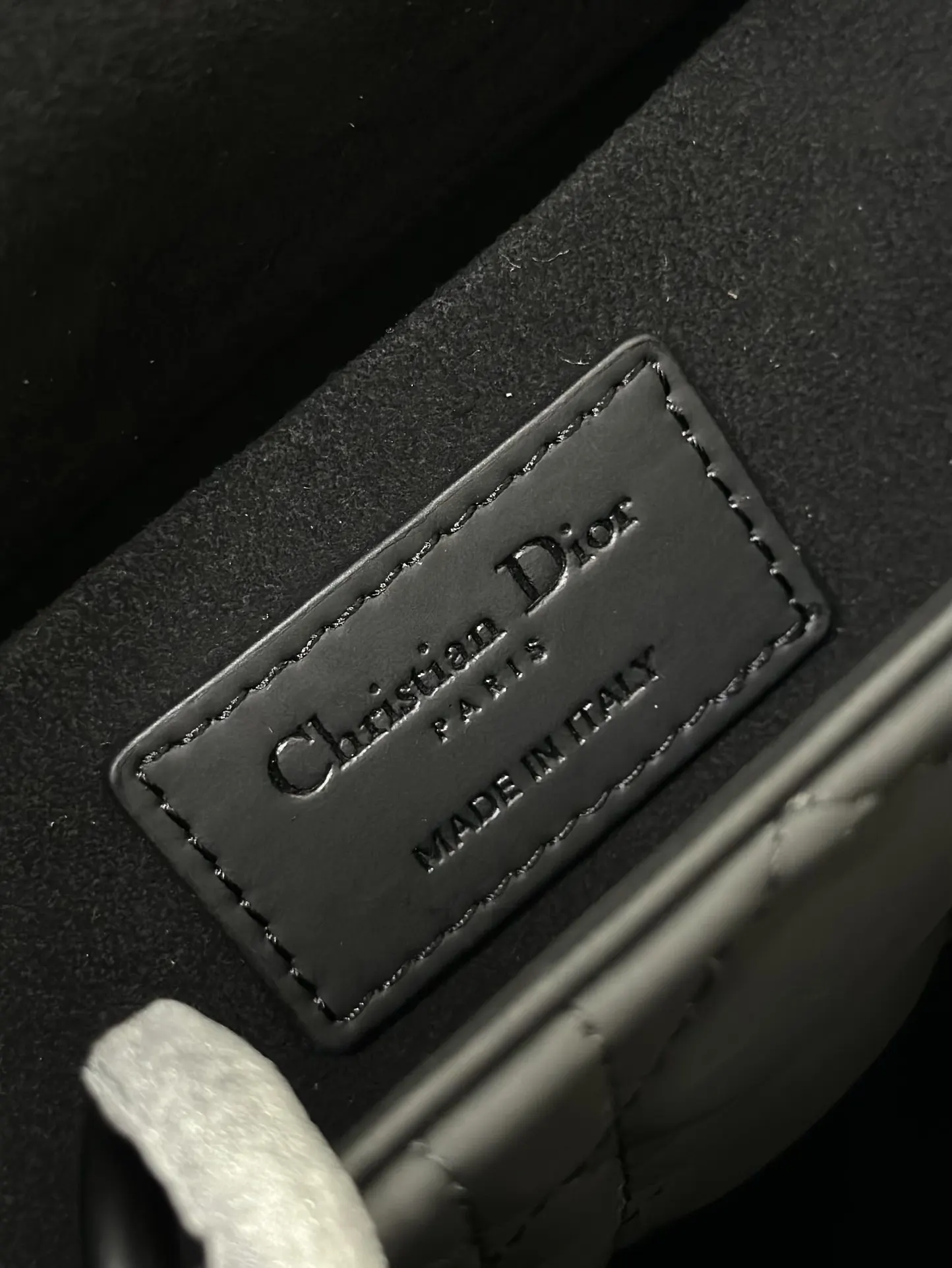 Dior Black Chain Bag Leather