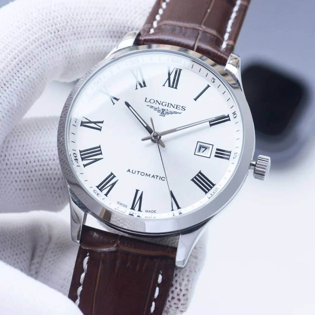 Longines 小牛皮 手錶 經典腕表款