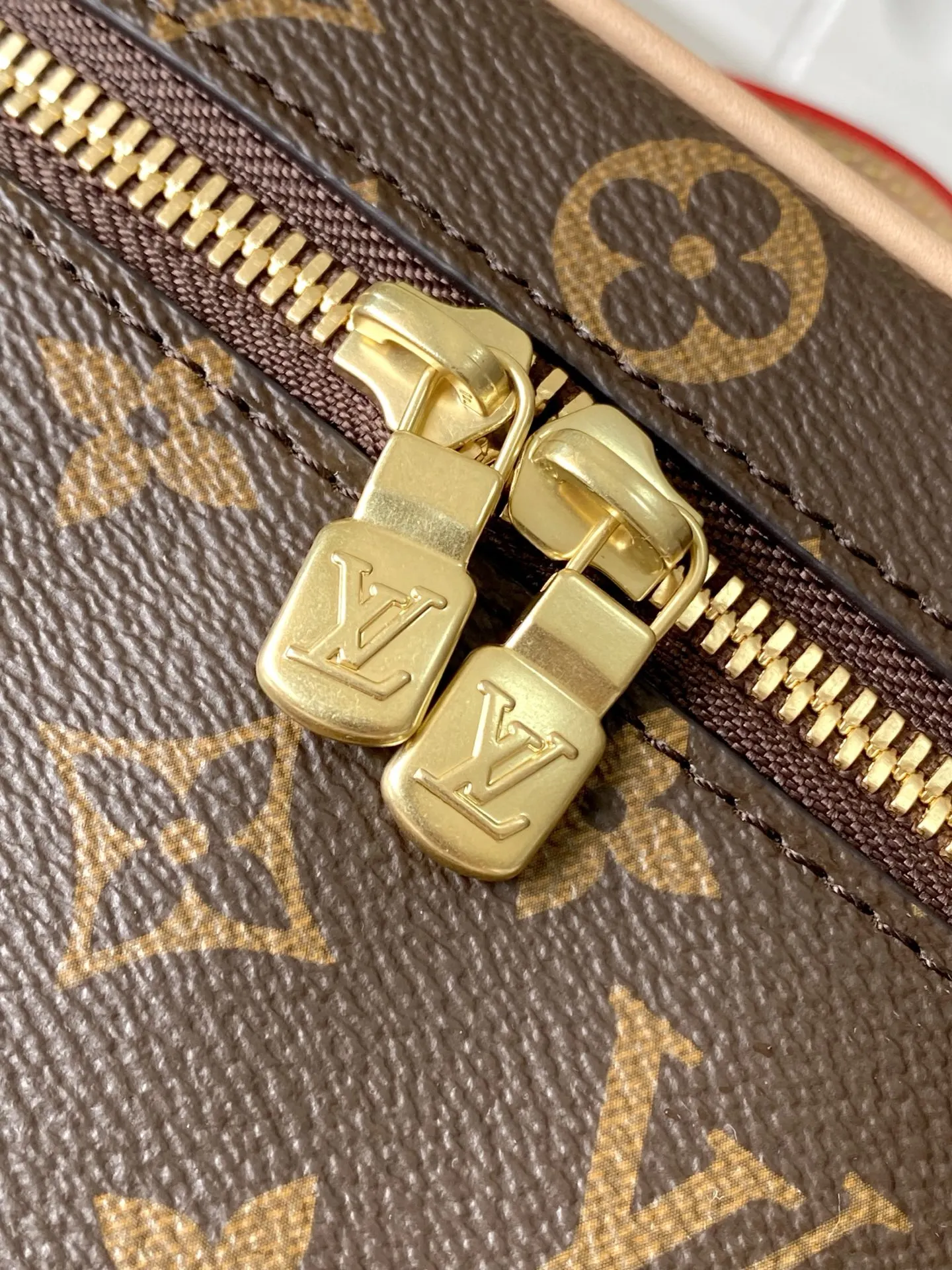 LV 老花 帆布 加强版 对柜 开发 全 手提包 通勤手提款