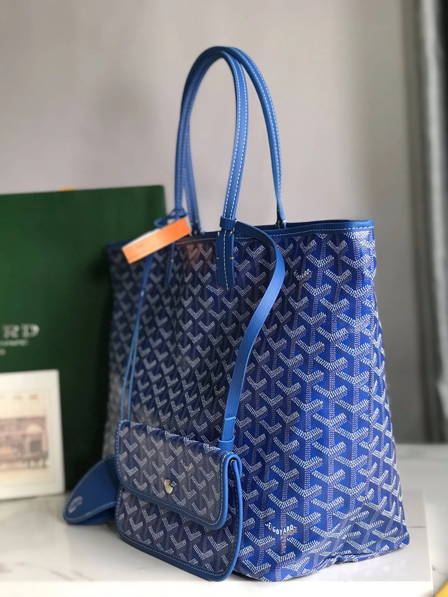 Goyard 蓝色 托特包 大容量托特款